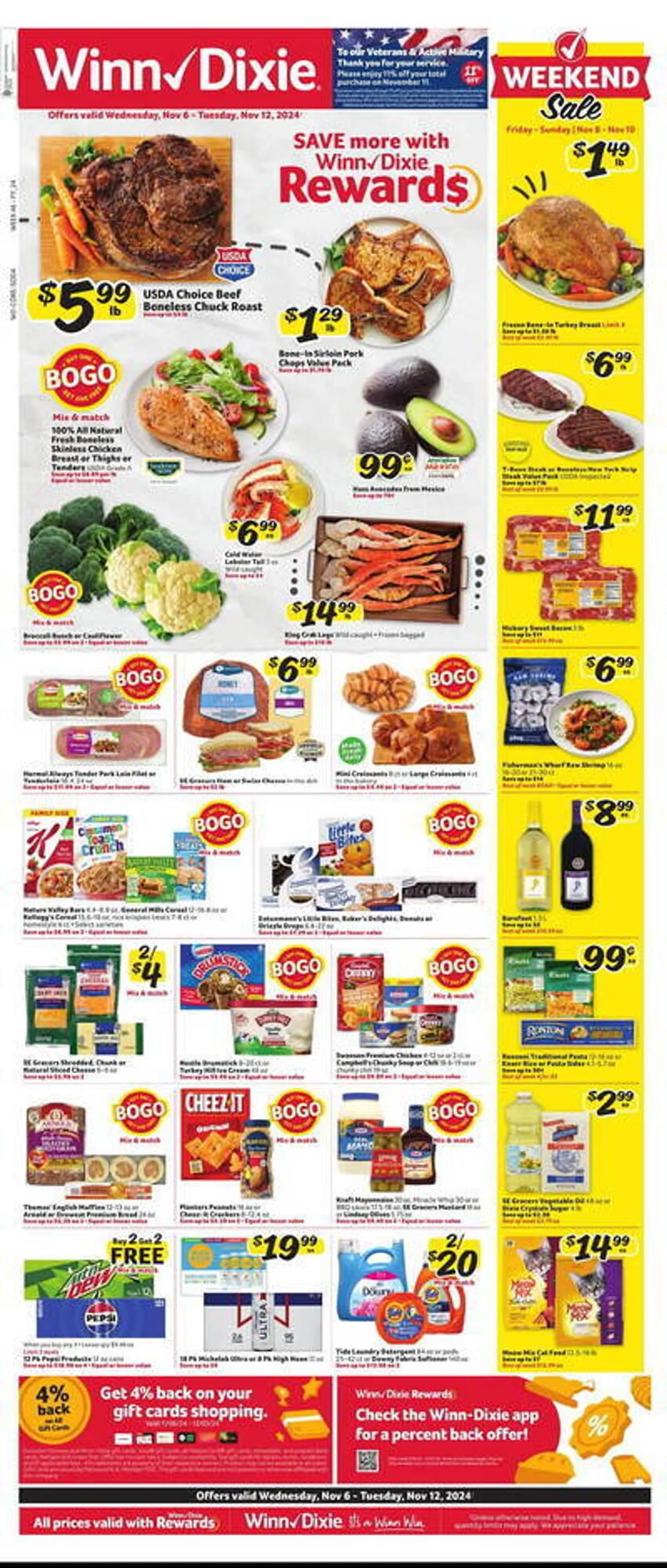 Winn Dixie Weekly Ad - 1