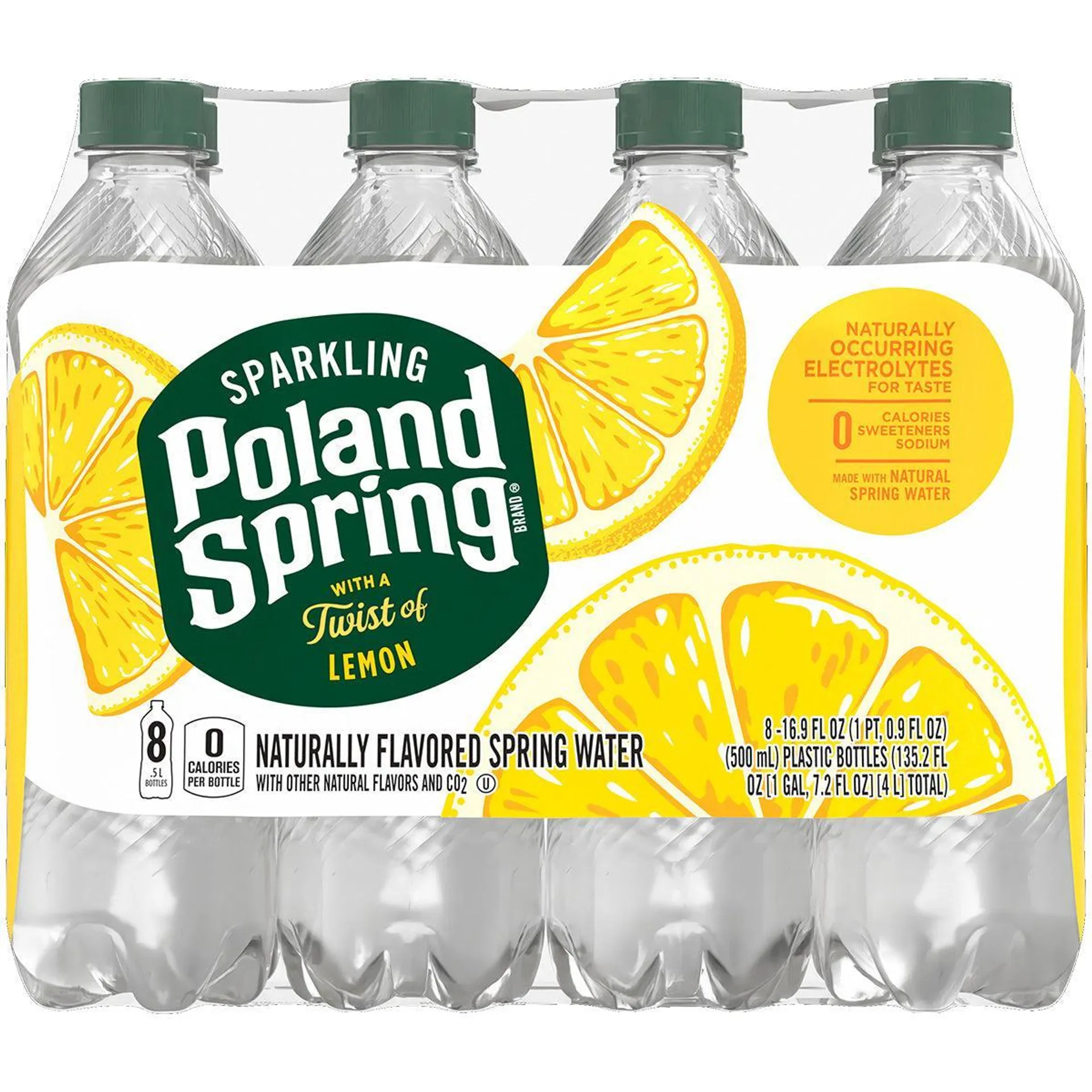 Poland Spring Spkl Lmn 8Pk