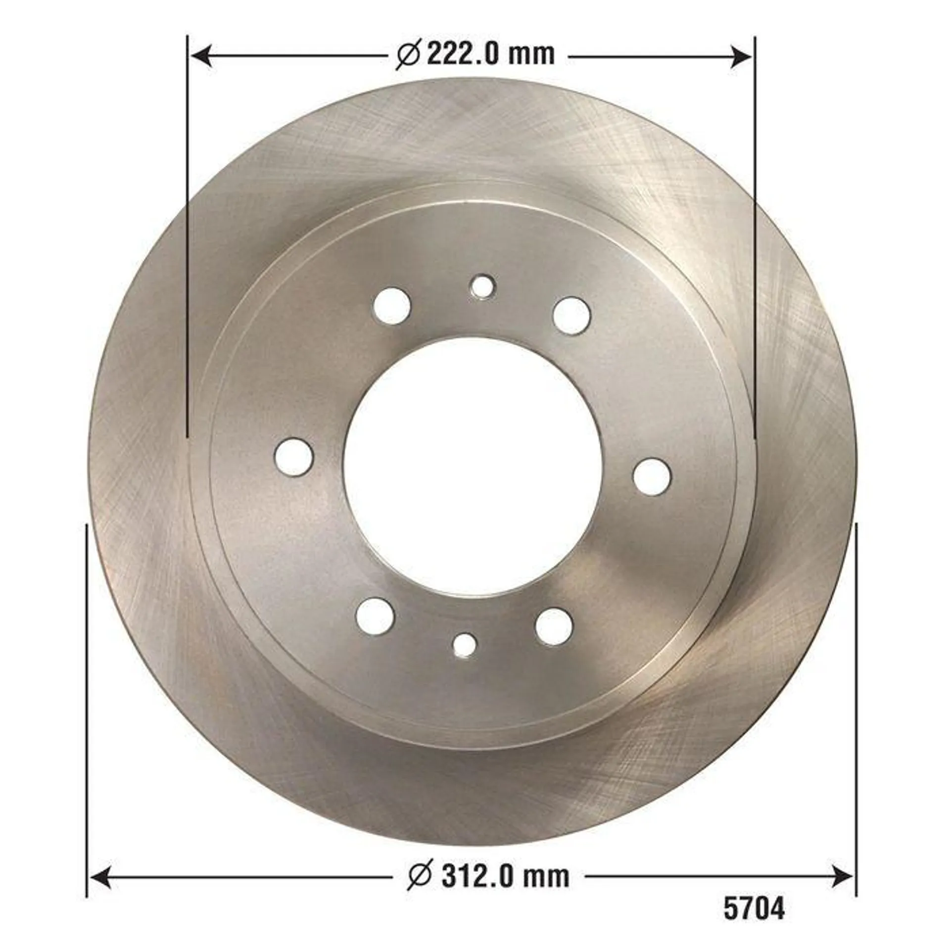 Duralast Disc Brake Rotor 5704