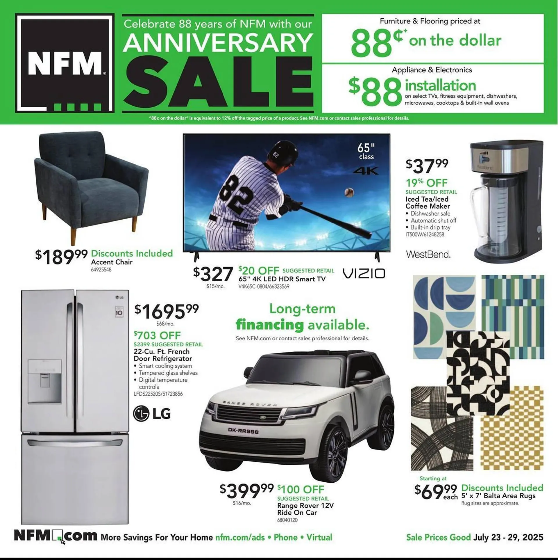 Weekly ad Nebraska Furniture Mart Weekly Ad from July 23 to July 29 2025 - Page 1