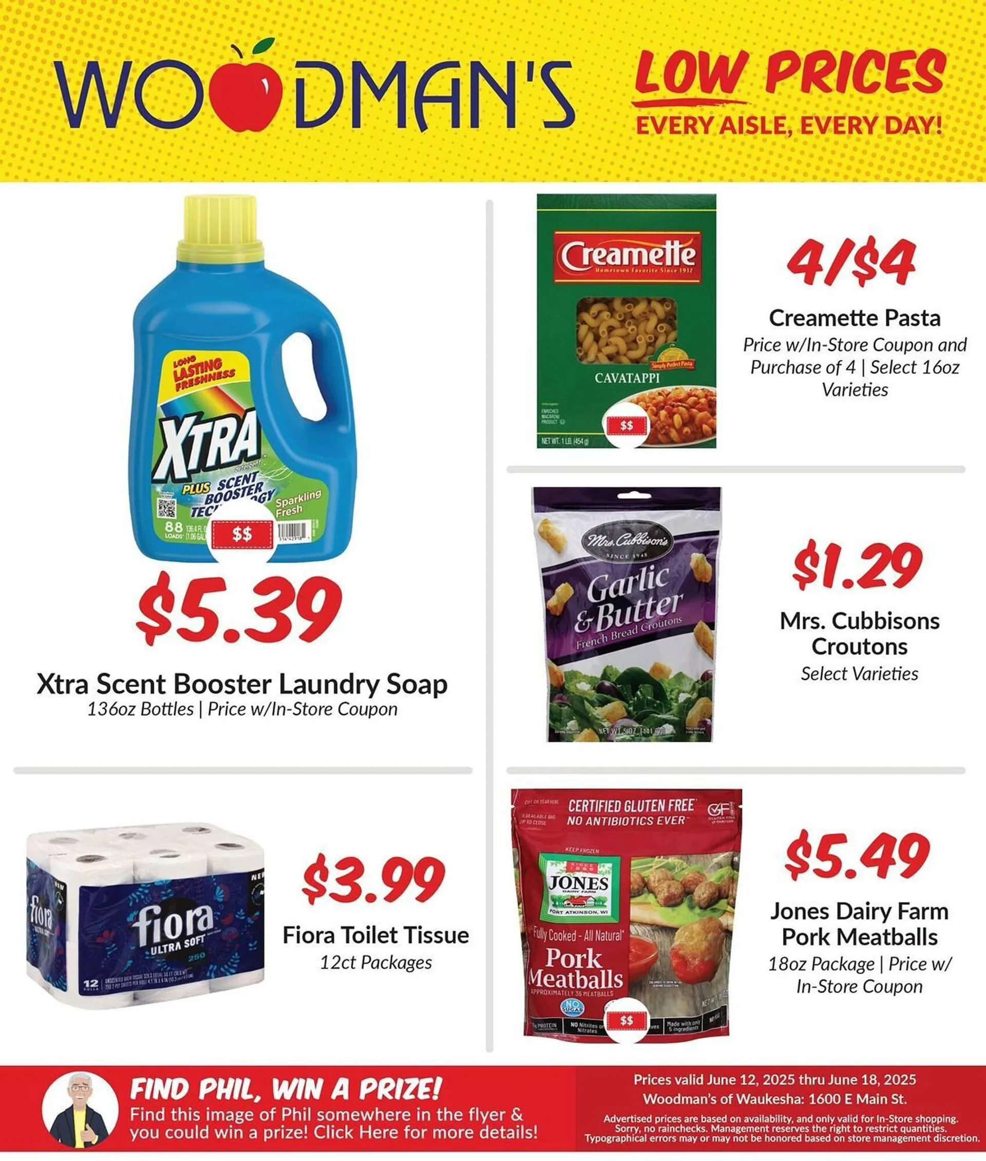 Weekly ad Woodman's Weekly Ad from June 12 to June 18 2025 - Page 1