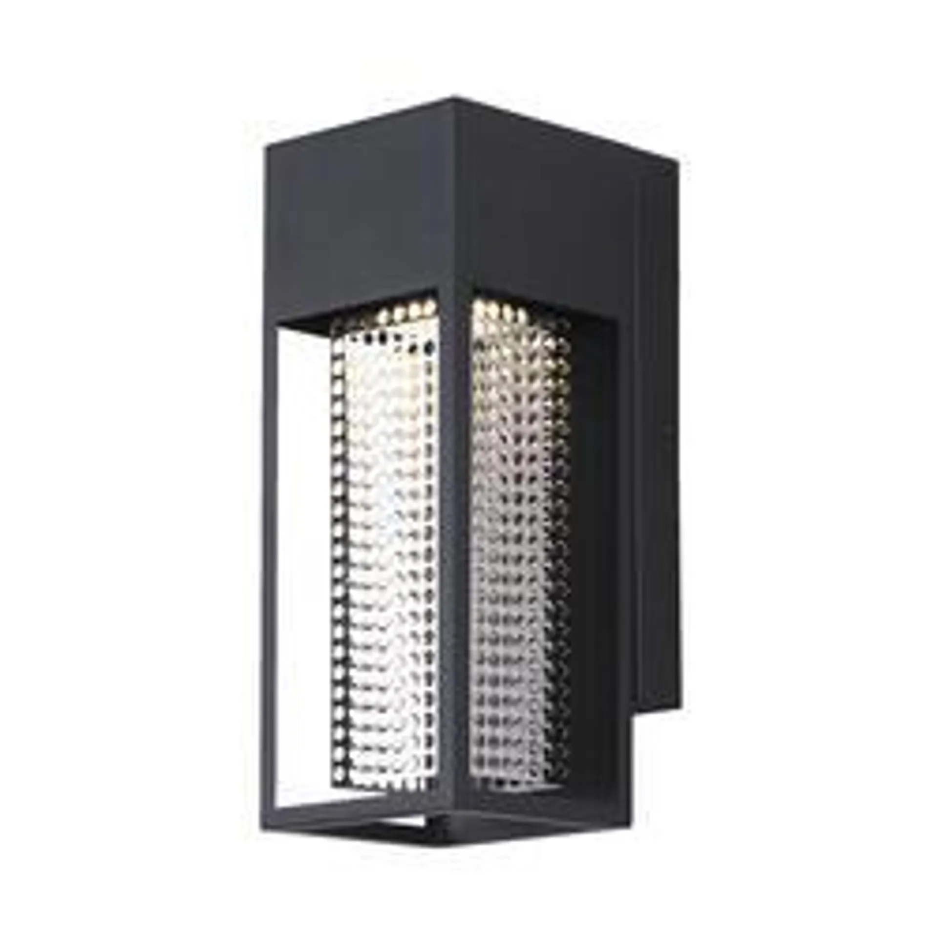 Patriot Lighting® Greatel Matte Black LED Outdoor Wall Light