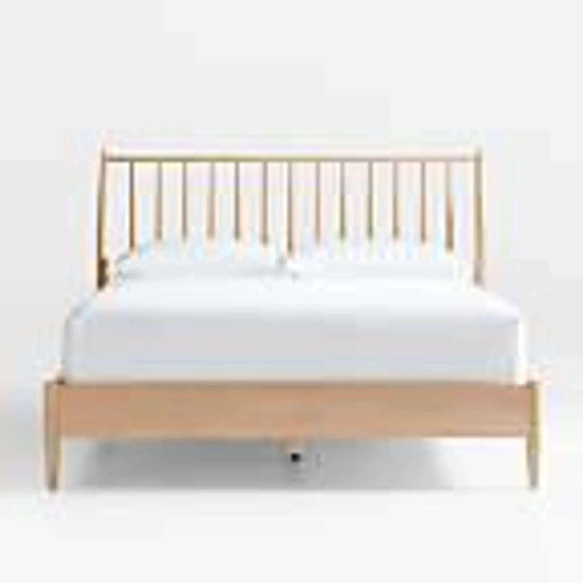 Carson Natural Wood Spindle Queen Bed