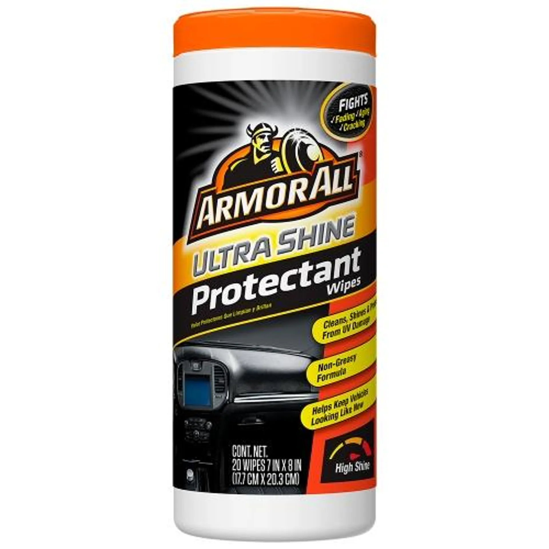 ArmorAll Ultra Shine Protectant Wipes, 20 Count