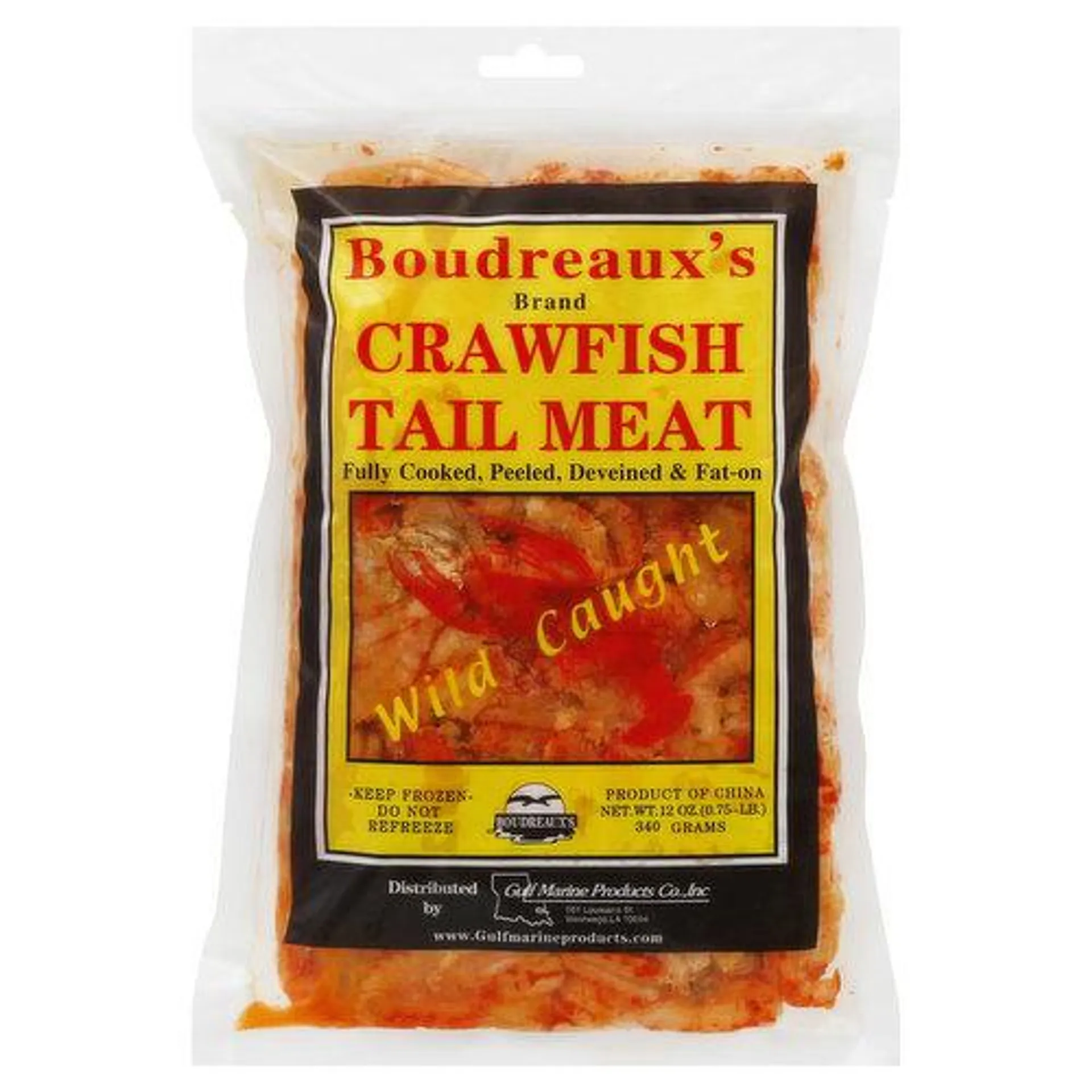 Boudreaux's Crawfish Tail Meat - 12 Ounce