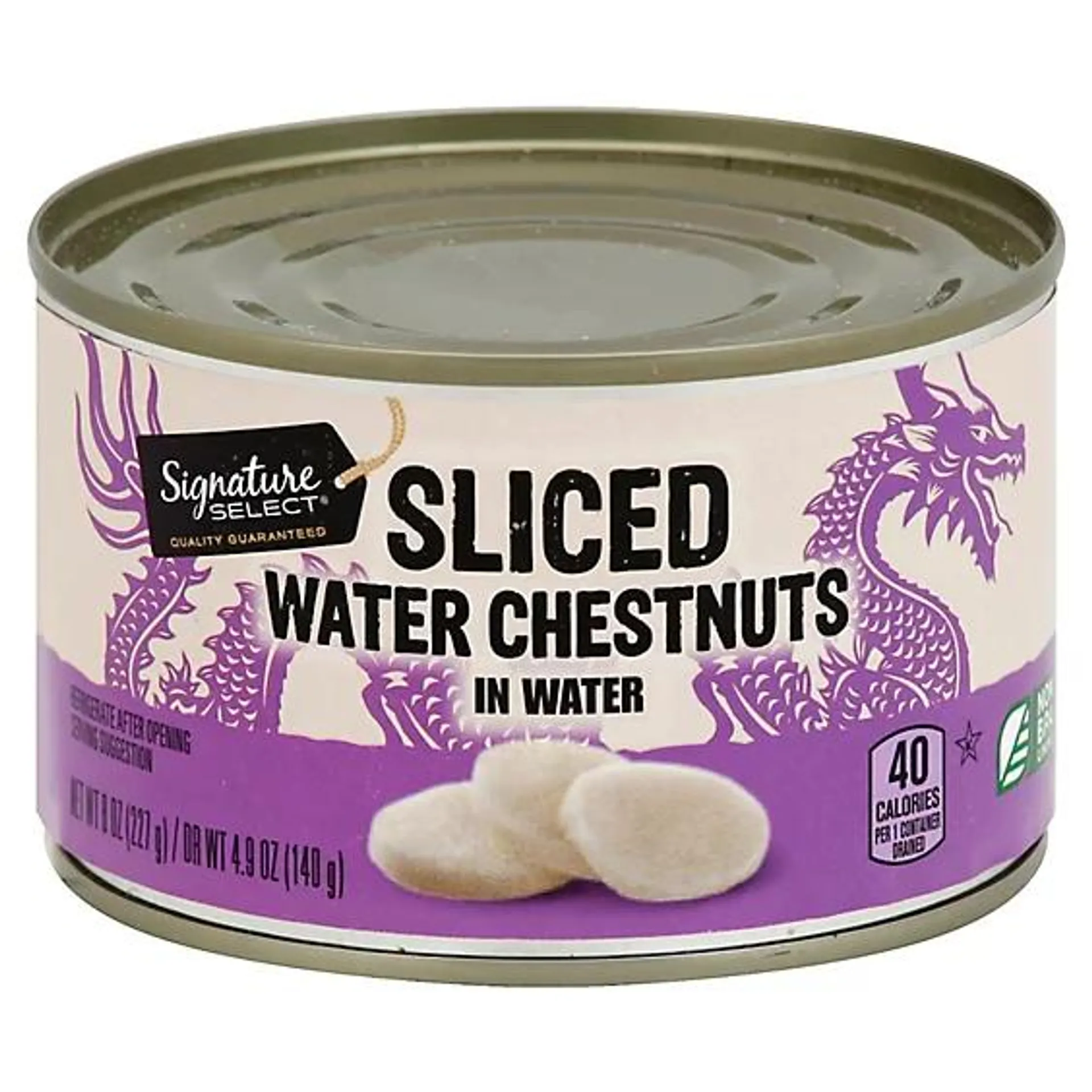 Signature SELECT Sliced Water Chestnuts - 8 Oz