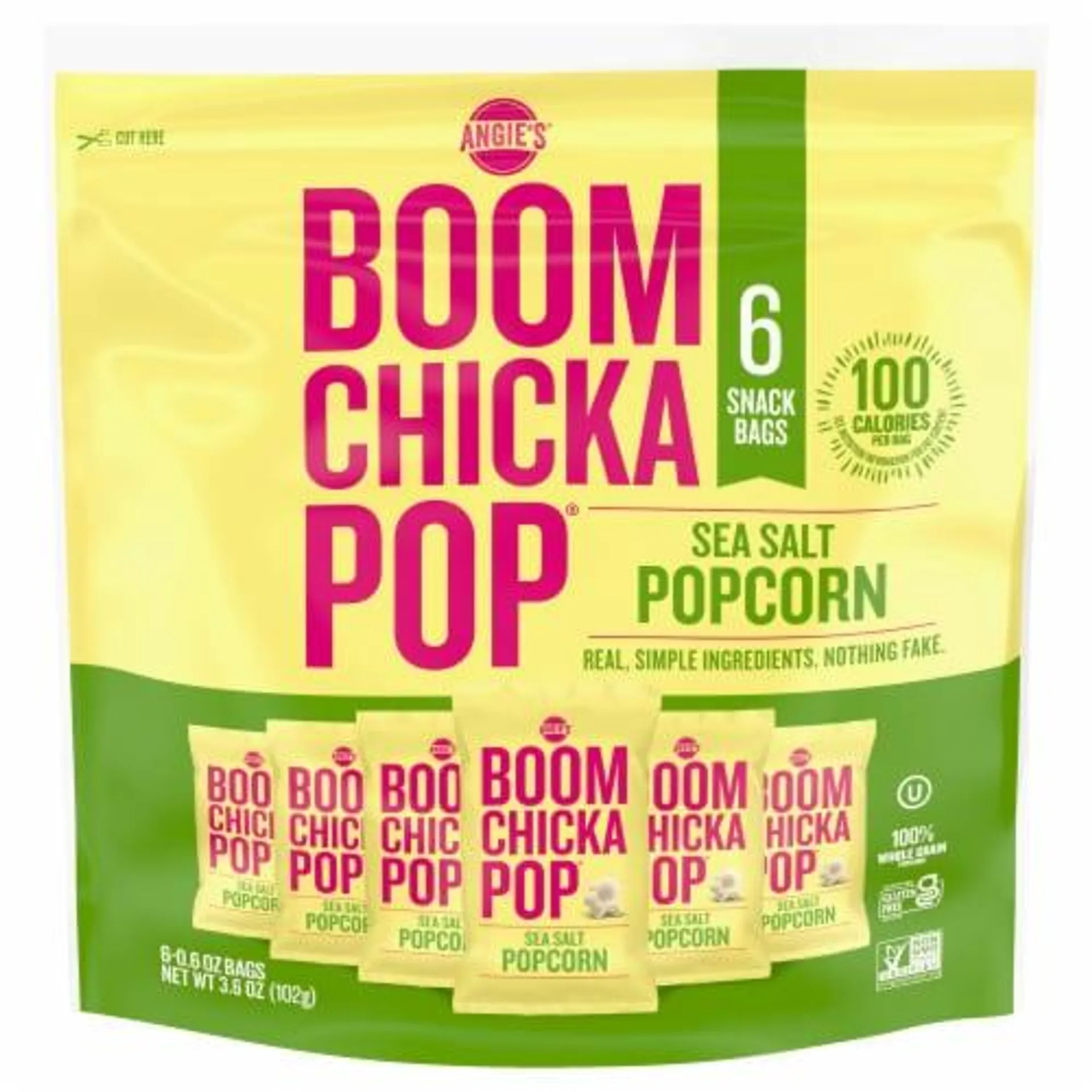 Angie's® Boomchickapop® Sea Salt Popcorn Multipack