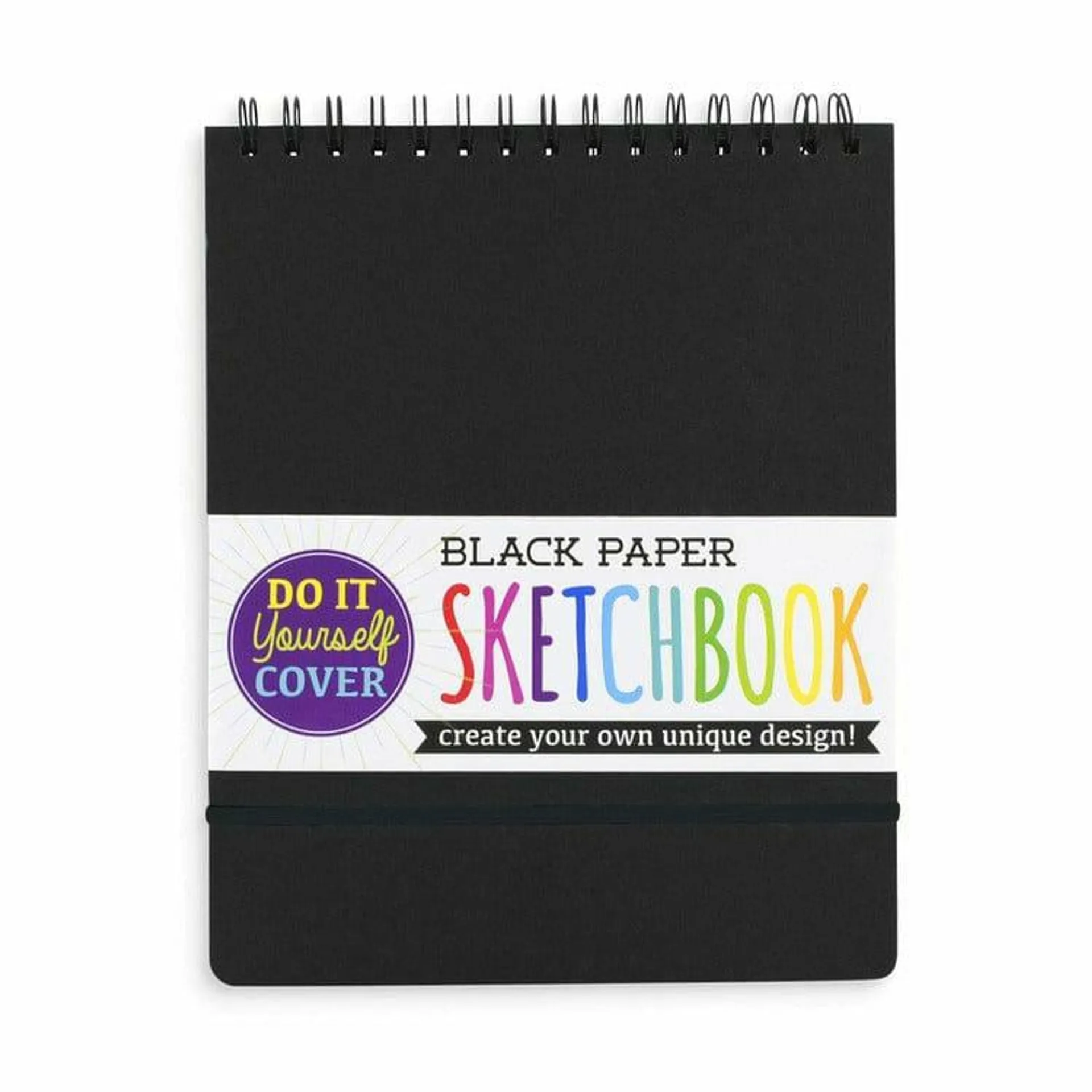 Large DIY Sketchbook Black