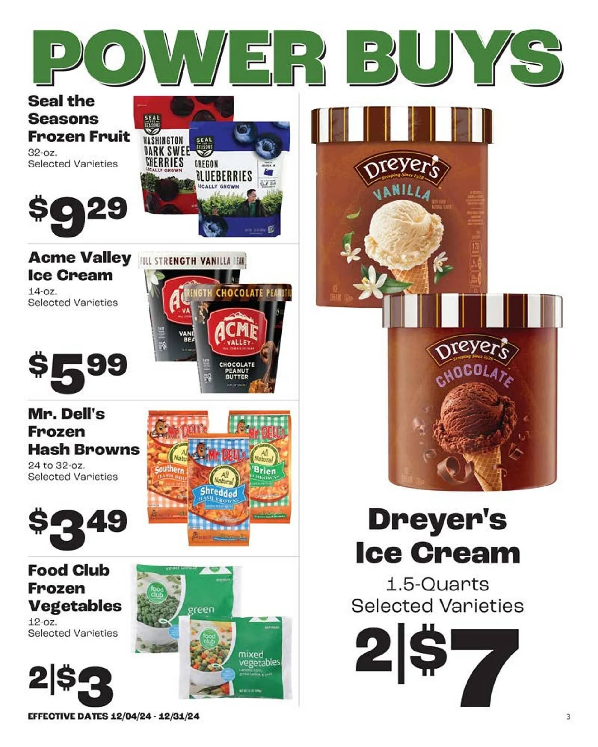 Weekly ad Rosauers Weekly Ad from December 11 to December 31 2024 - Page 3