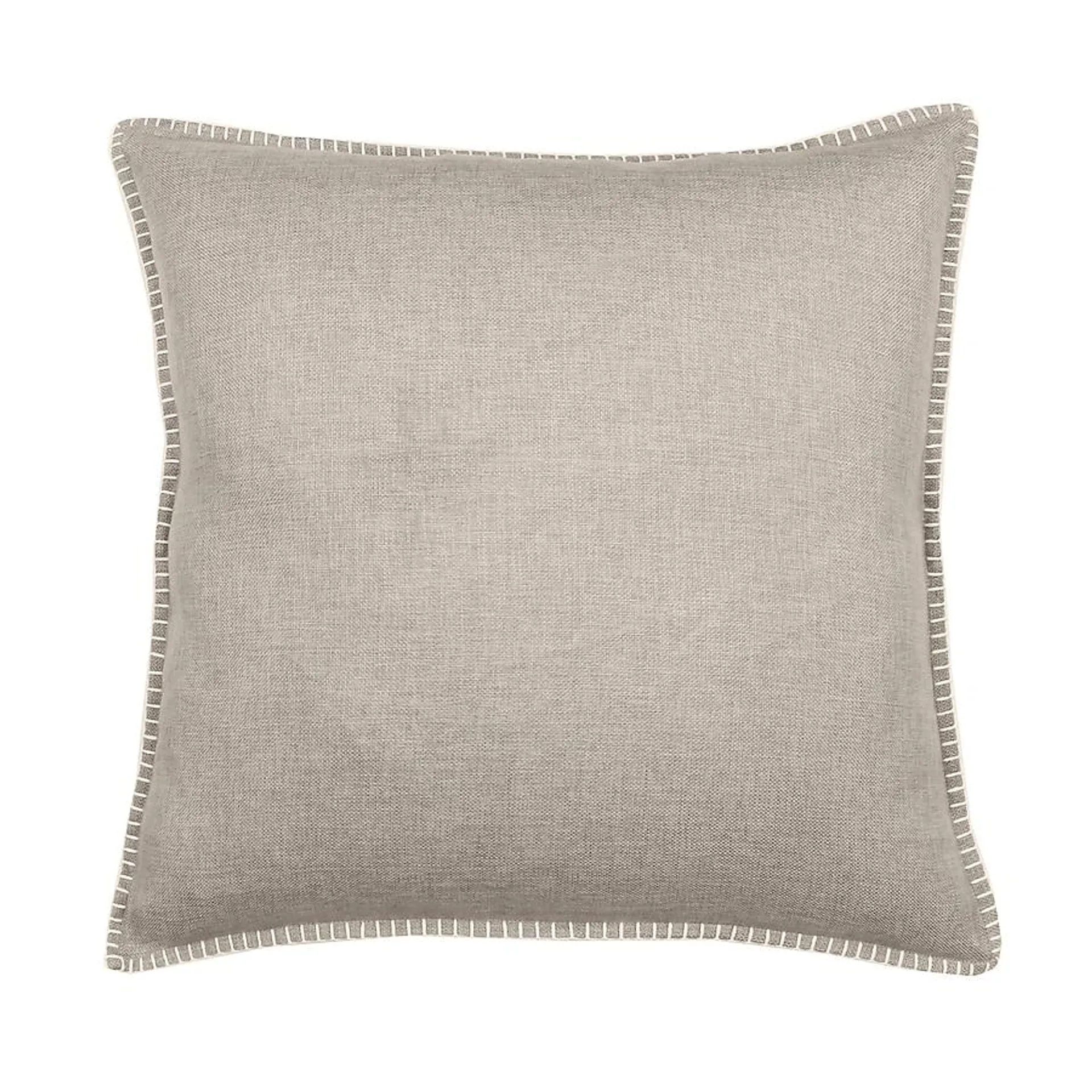 allen + roth 22-in x 22-in Taupe Indoor Decorative Pillow