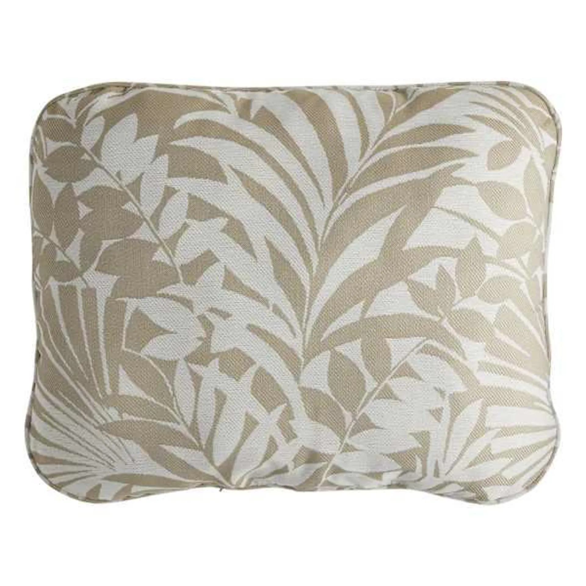 Natural Royal Palm Premium Outdoor Corded Back Cushion