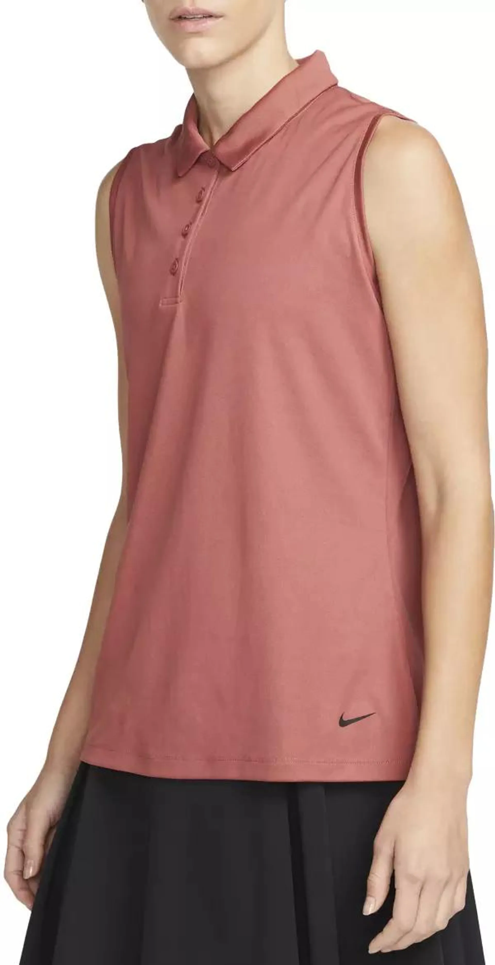 Nike Women's Dri-Fit Victory Sleeveless Golf Polo