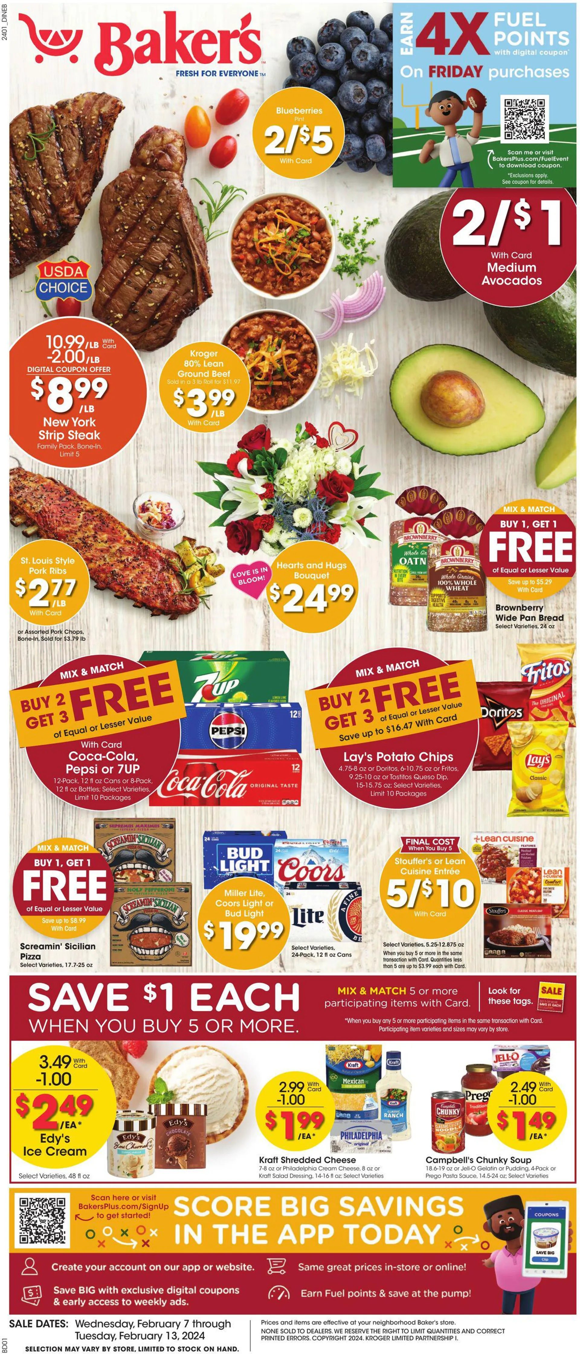 Weekly ad Baker's from February 7 to February 13 2024 - Page 