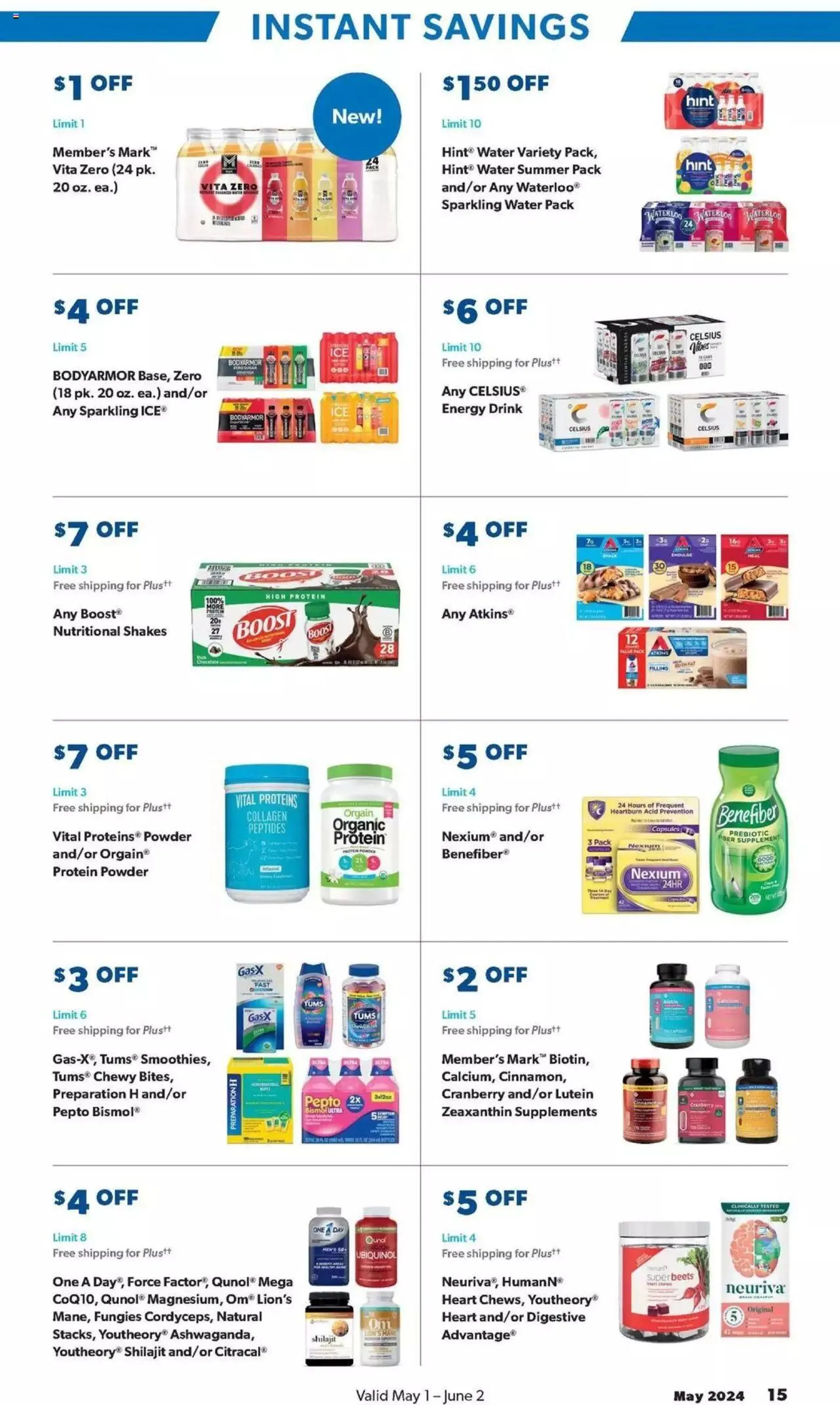 Weekly ad Sam's Club - Weekly Ad from April 19 to June 3 2024 - Page 15