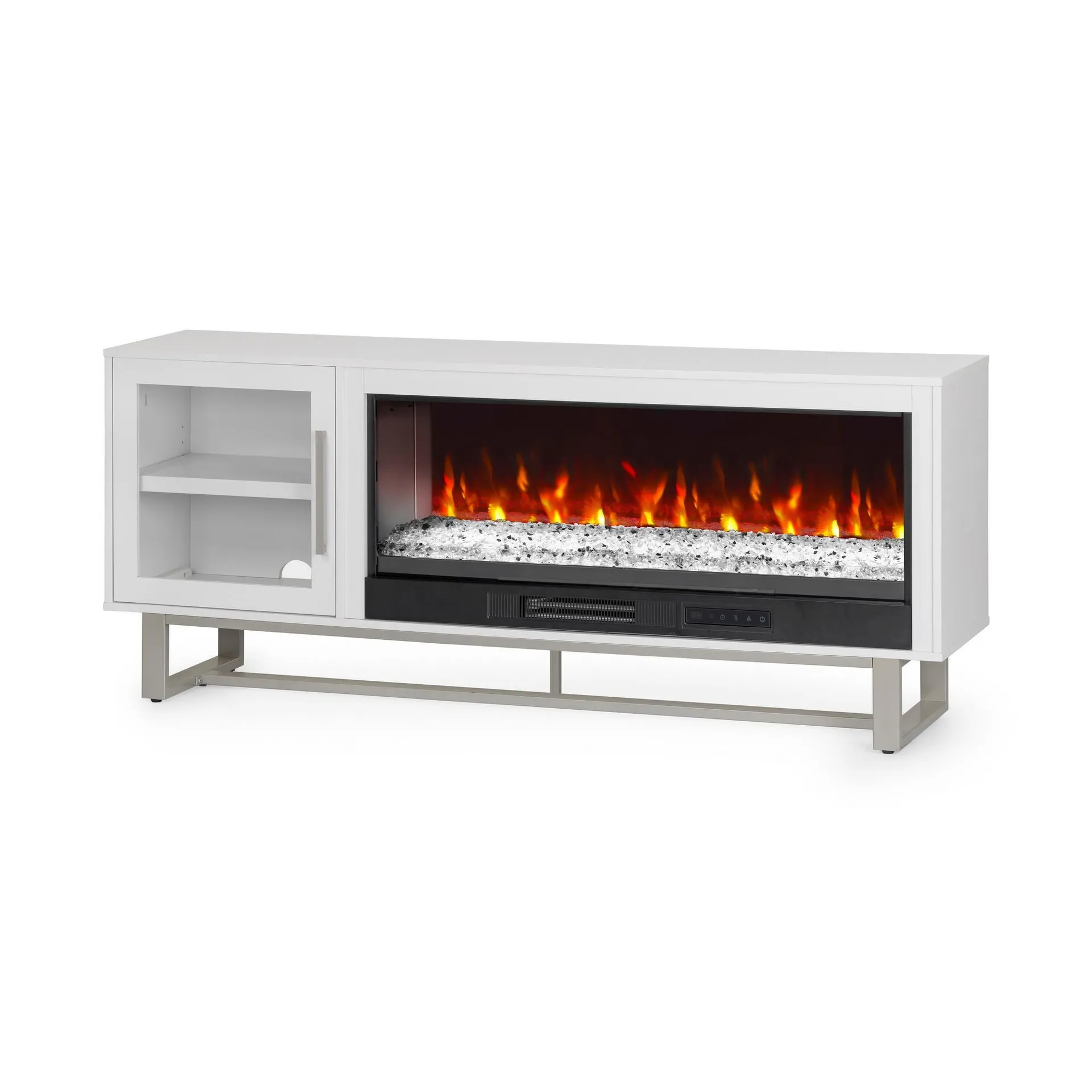 Fulton 66" TV Stand w/42" Fireplace