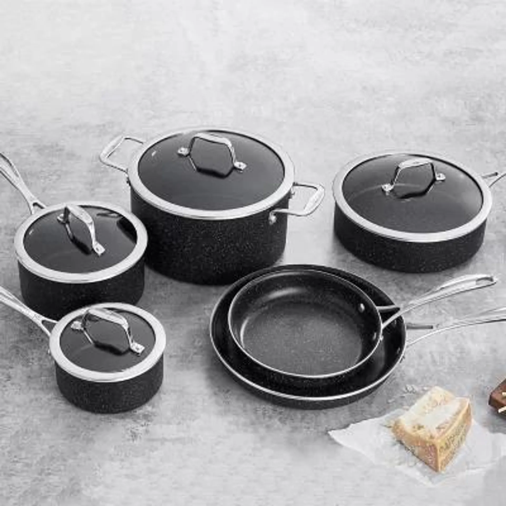 Henckels Capri Notte 10-Piece Nonstick Granitium Cookware Set