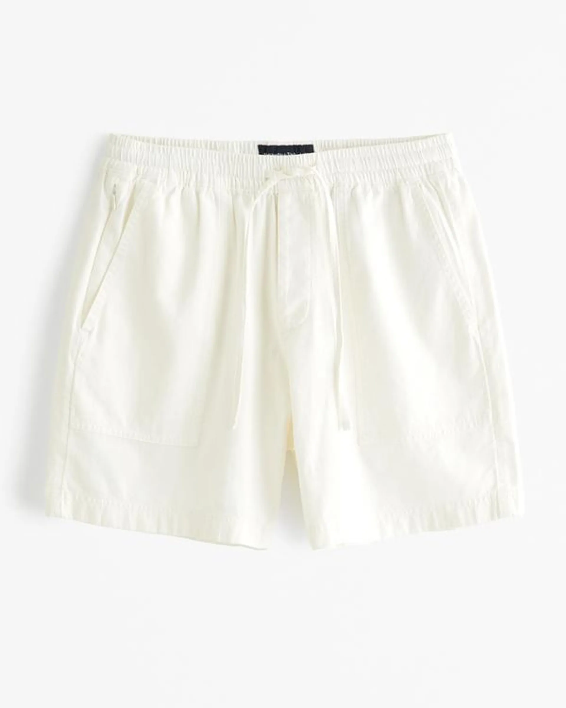 Linen-Blend Pull-On Short