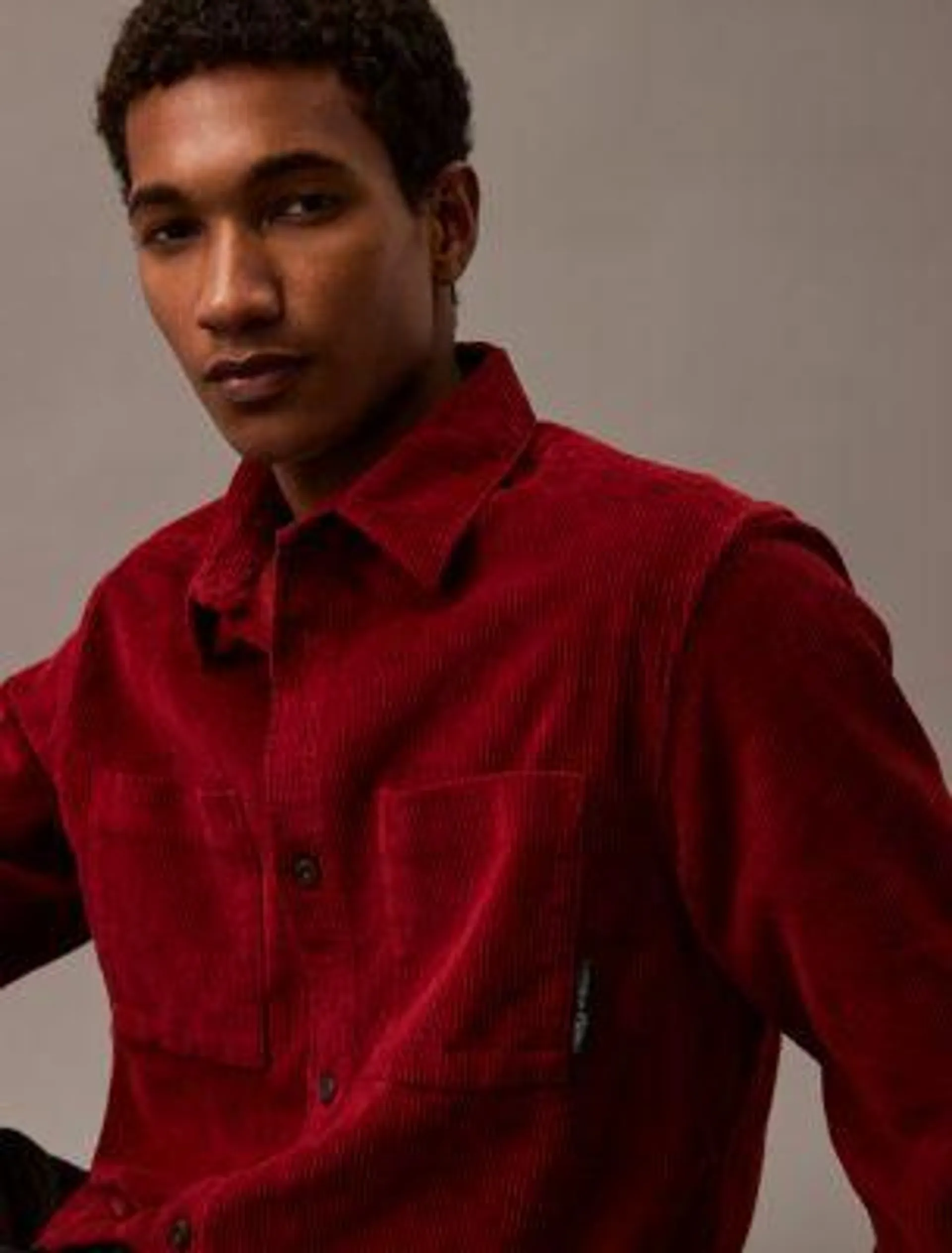 Corduroy Classic Button-Down Shirt