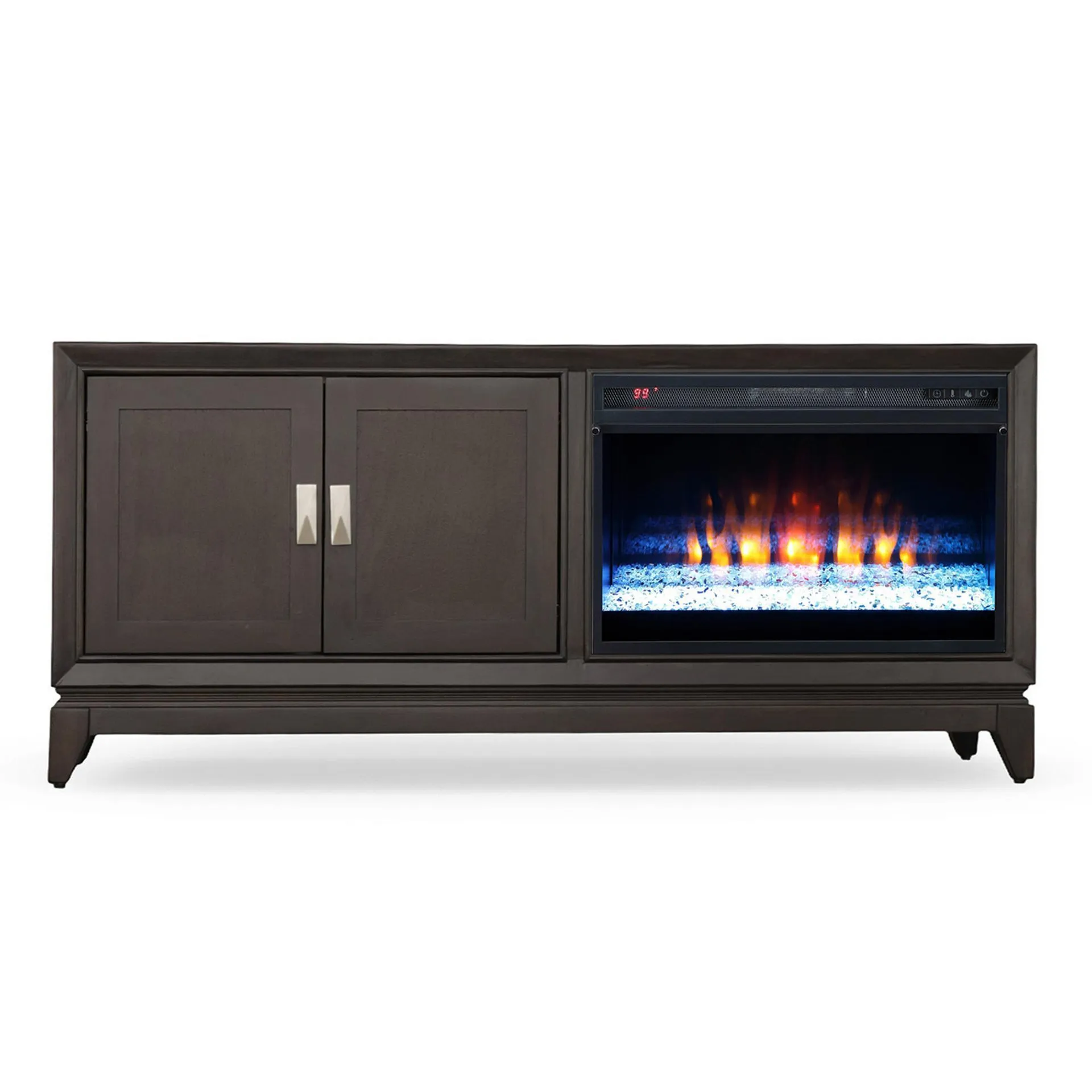 Bayshore 62" TV Stand with Fireplace