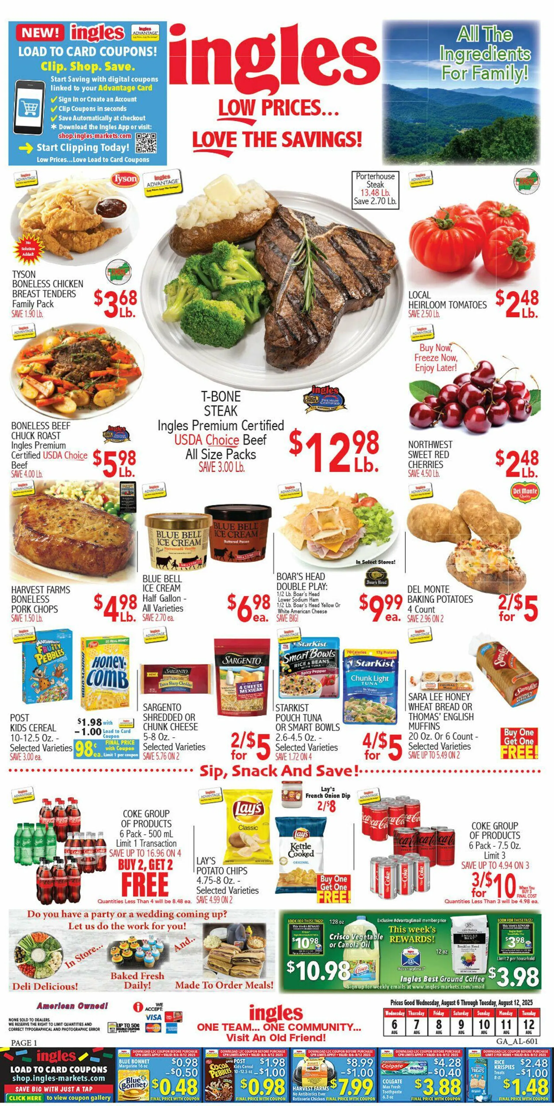 Weekly ad Ingles Current weekly ad from August 6 to August 12 2025 - Page 1