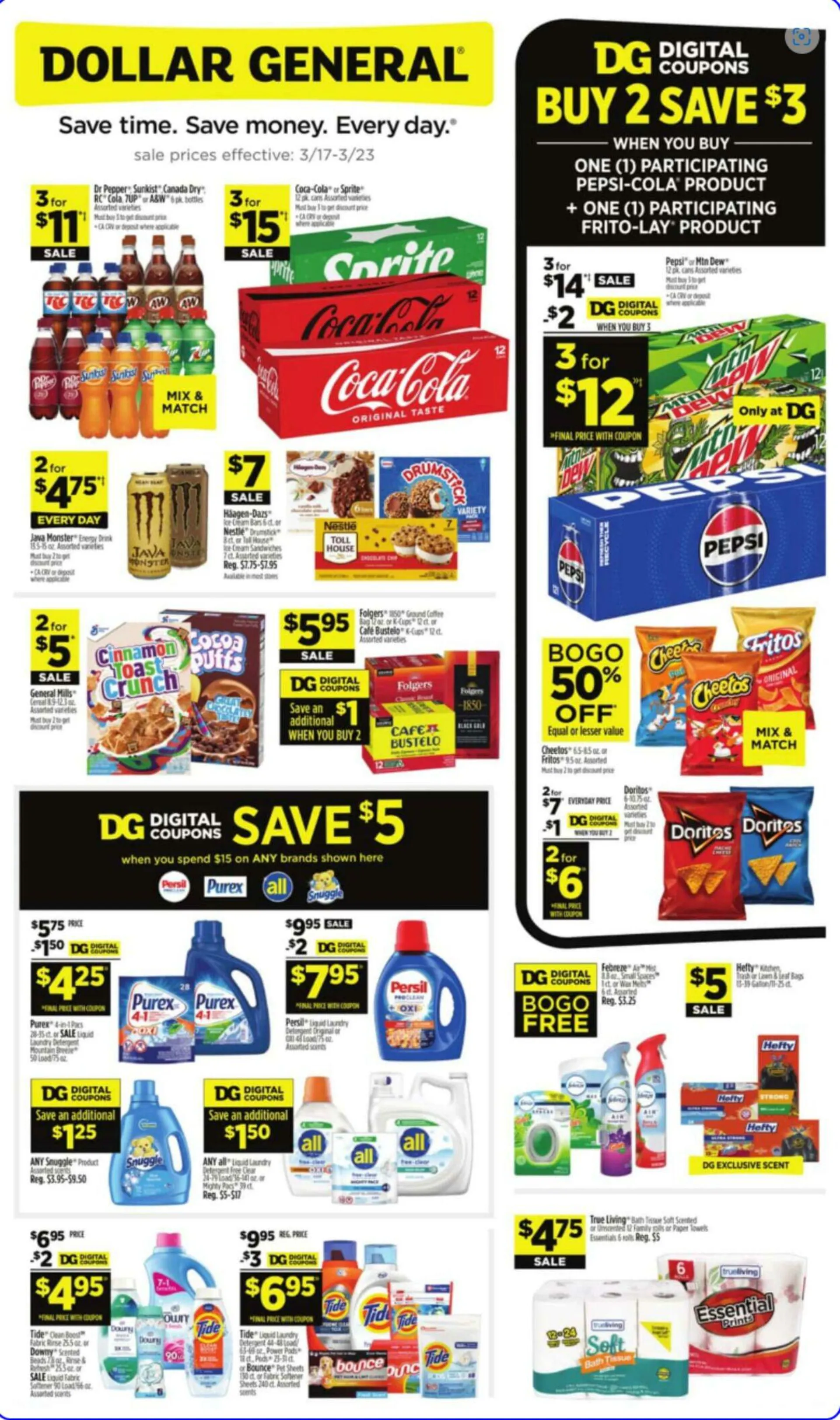 Weekly ad Dollar General Current weekly ad from March 17 to March 24 2024 - Page 1