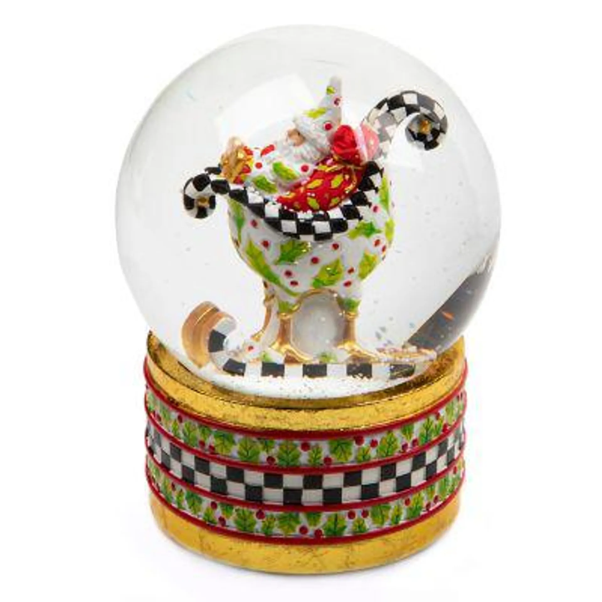 Patience Brewster Dash Away Sleigh Snow Globe