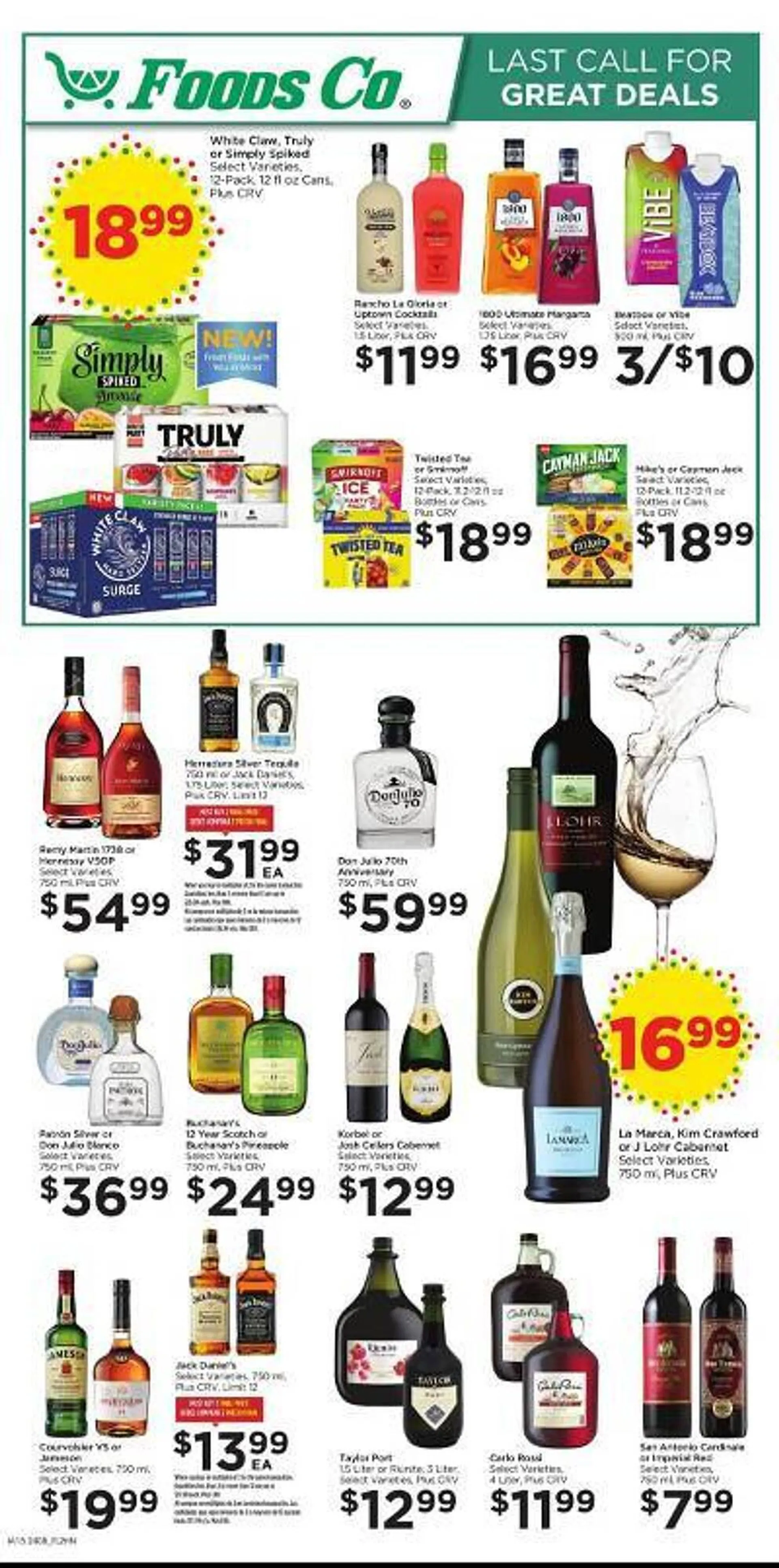 Weekly ad Foods Co Weekly Ad from March 27 to April 2 2024 - Page 1