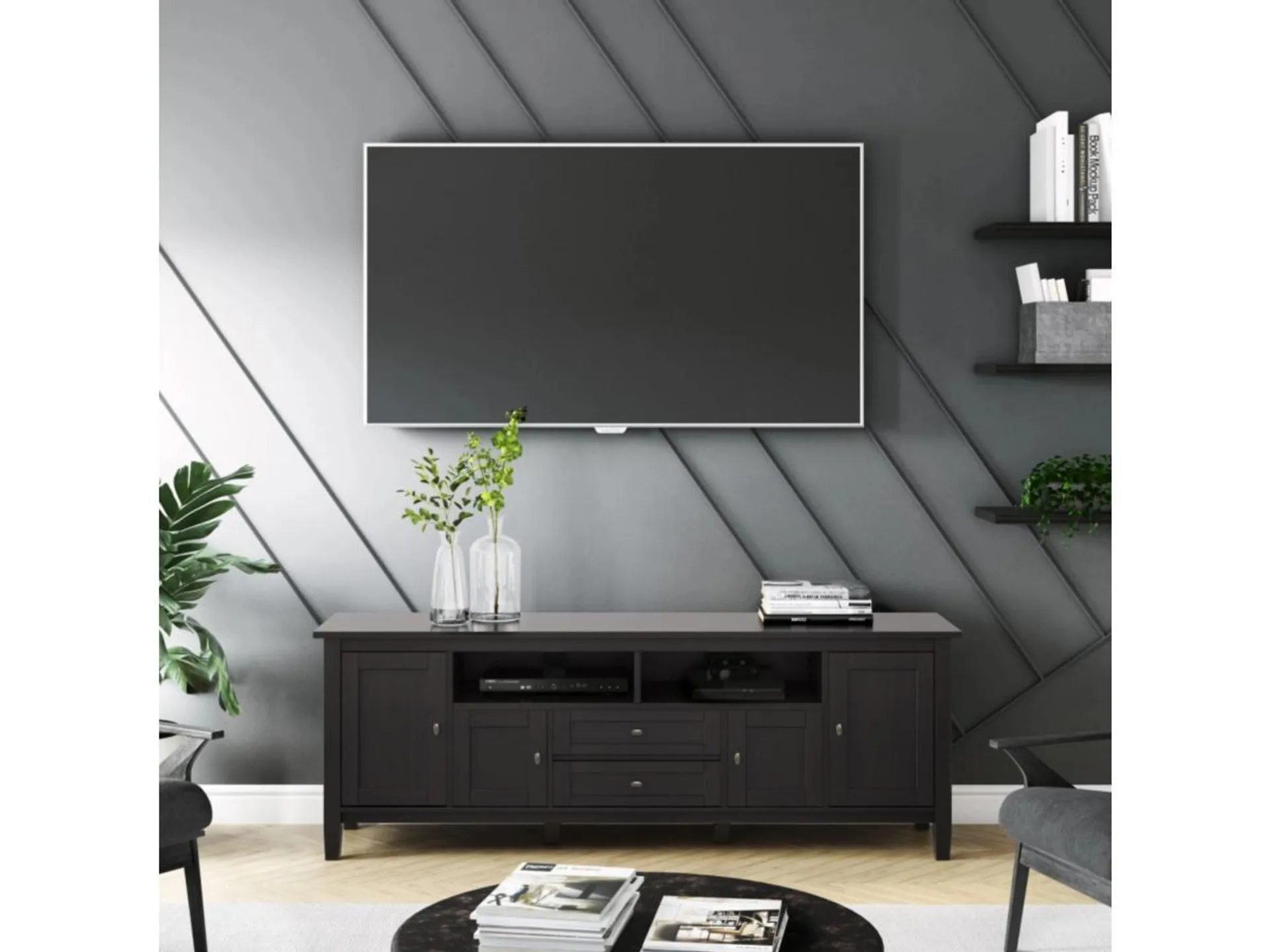 Simpli Home 72" TV Stand