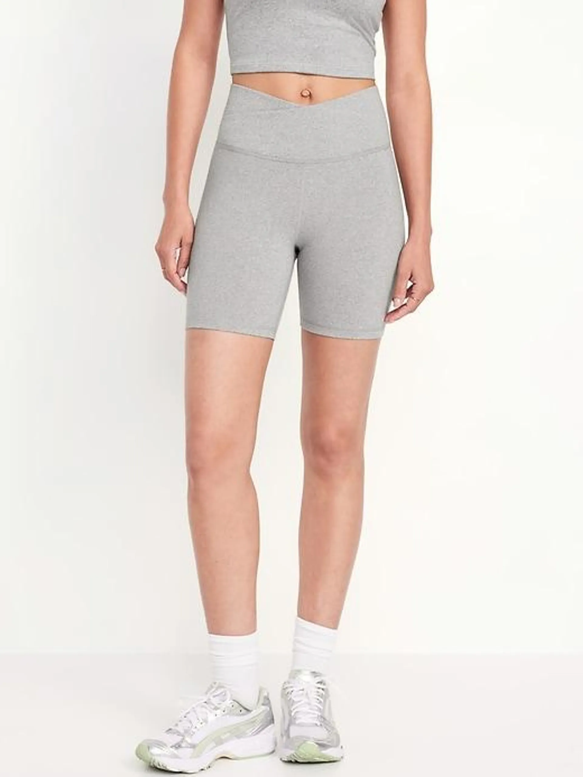 Extra High-Waisted CloudComfy Biker Shorts -- 6-inch inseam