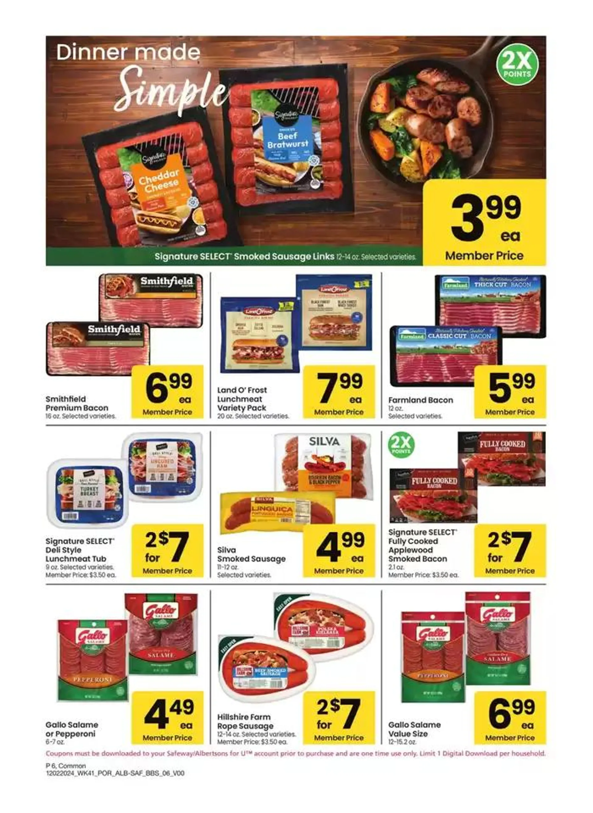 Weekly ad Albertsons - Portland - BBS from December 2 to January 5 2025 - Page 6