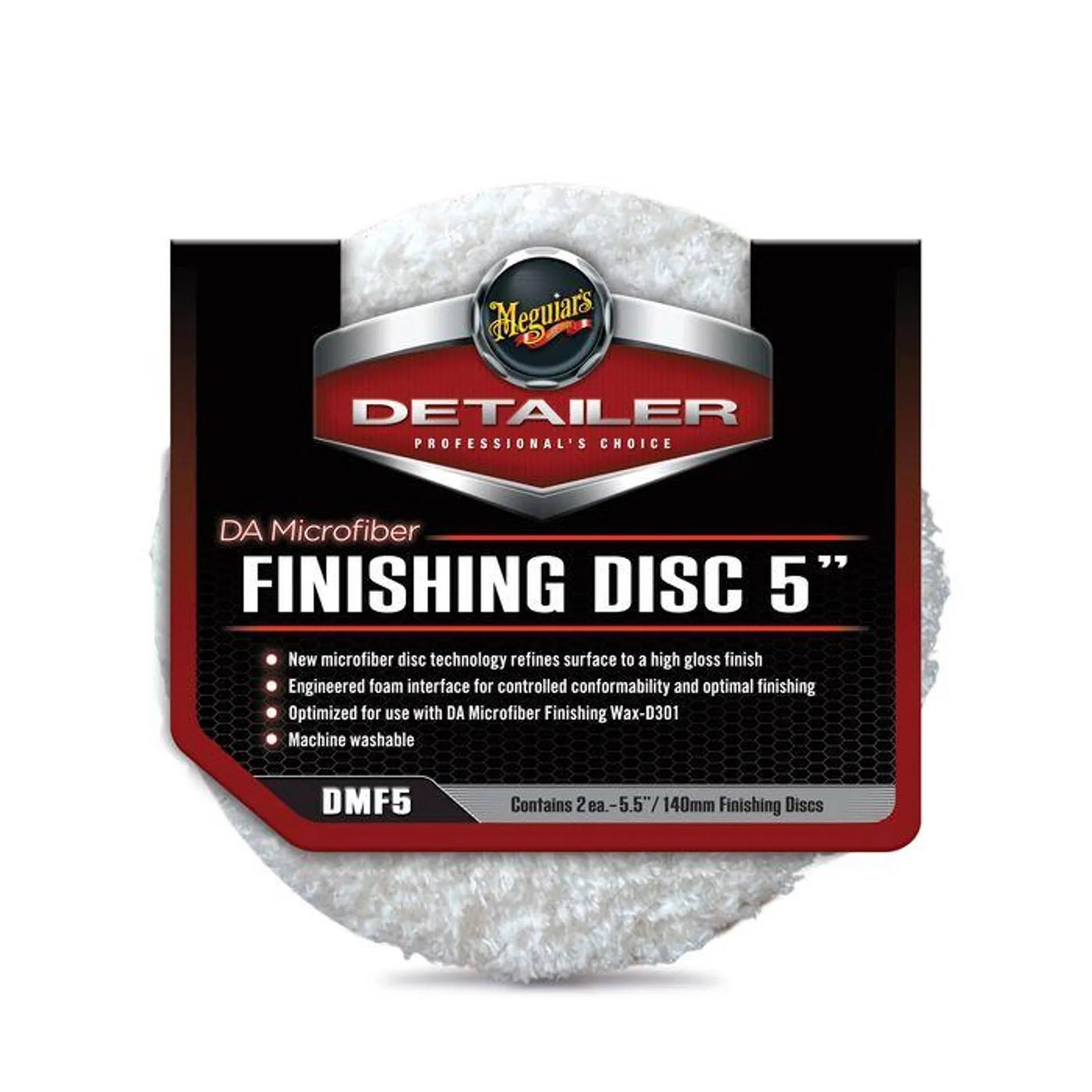 Meguiars 5in DA Microfiber Finishing Disc 2 Pack