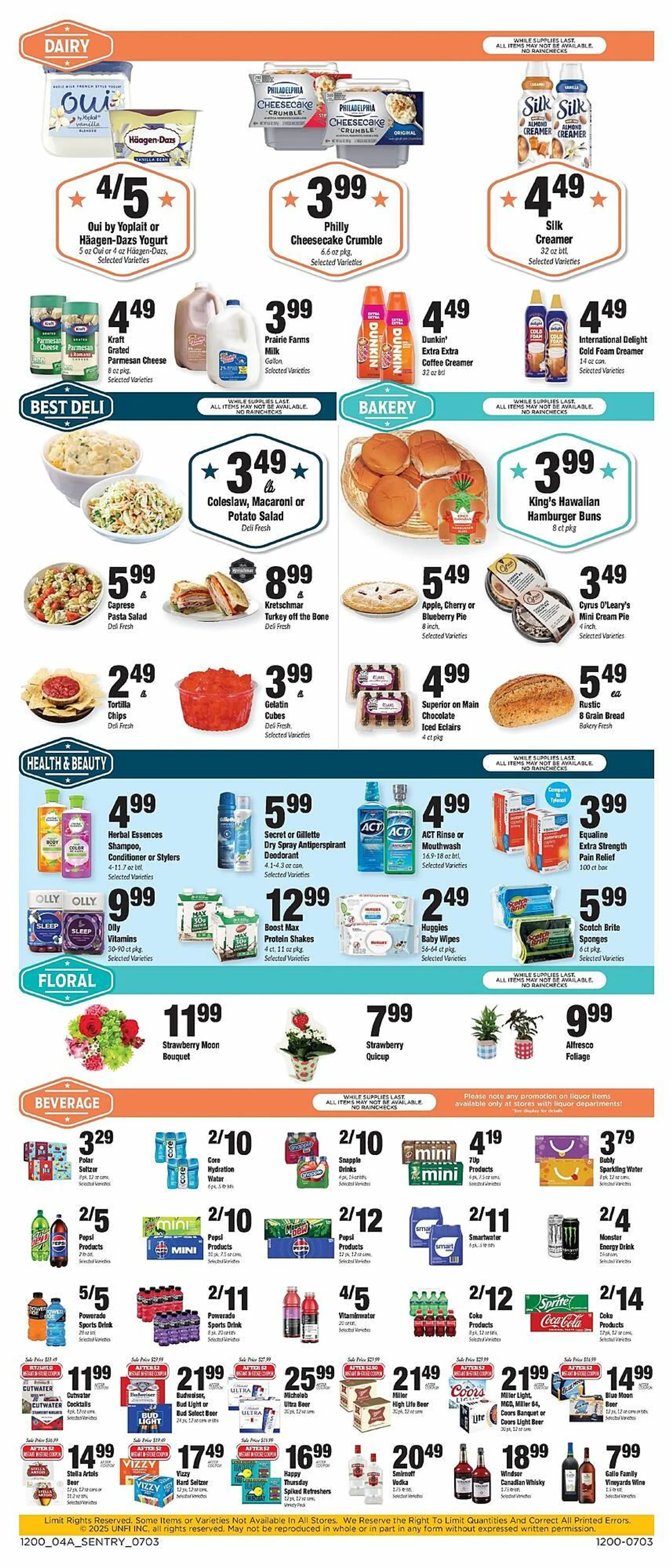 Weekly ad Sentry Weekly Ad from July 3 to July 9 2025 - Page 4