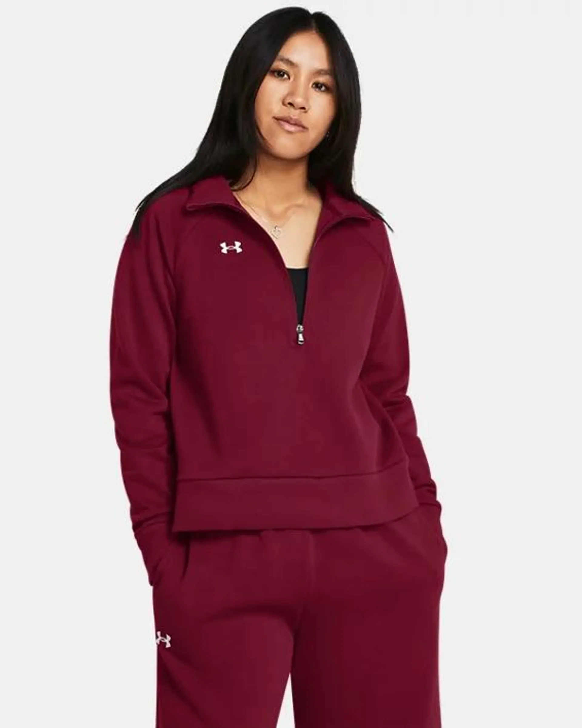 Women's UA Rival Fleece ½ Zip