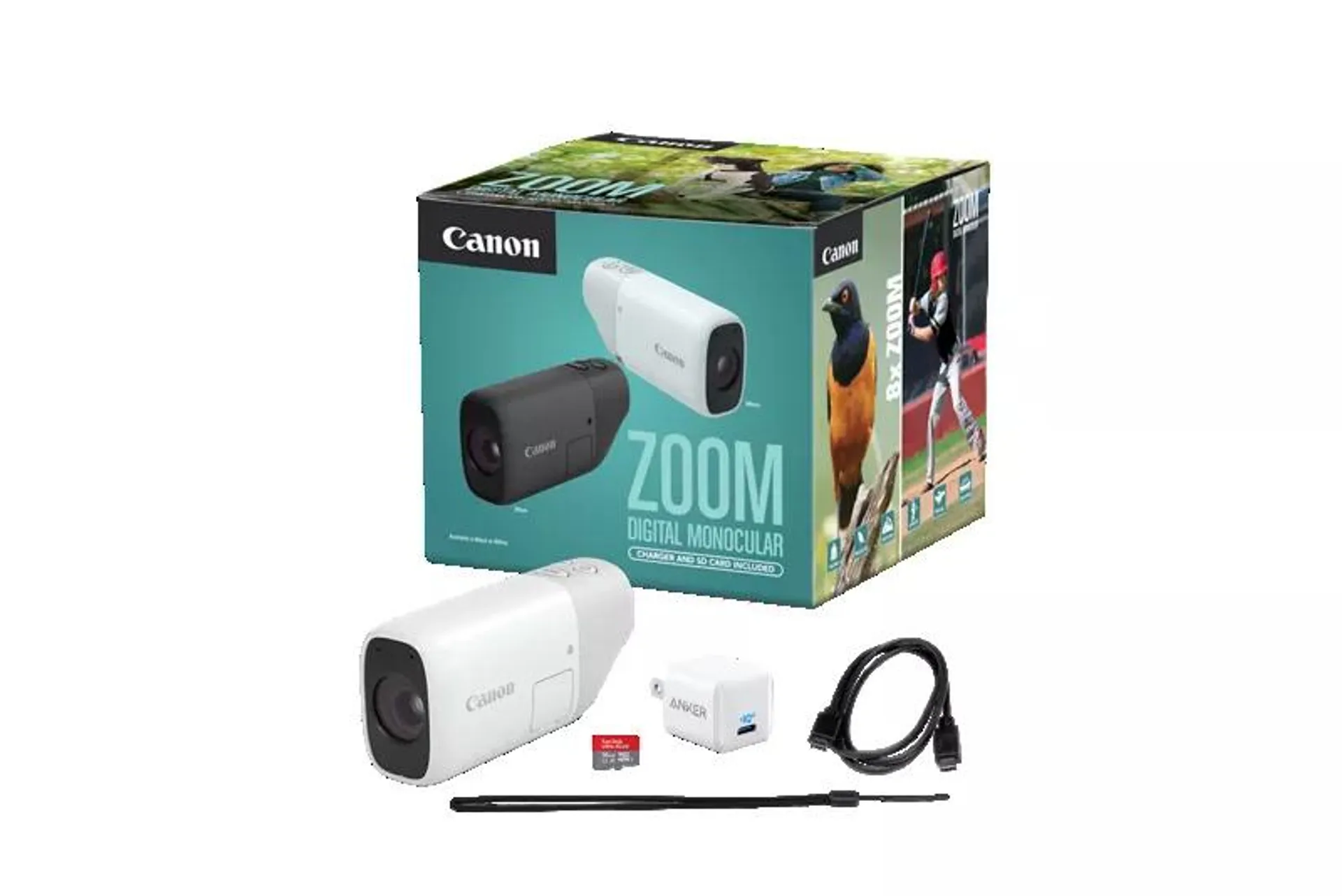 ZOOM Digital Monocular White