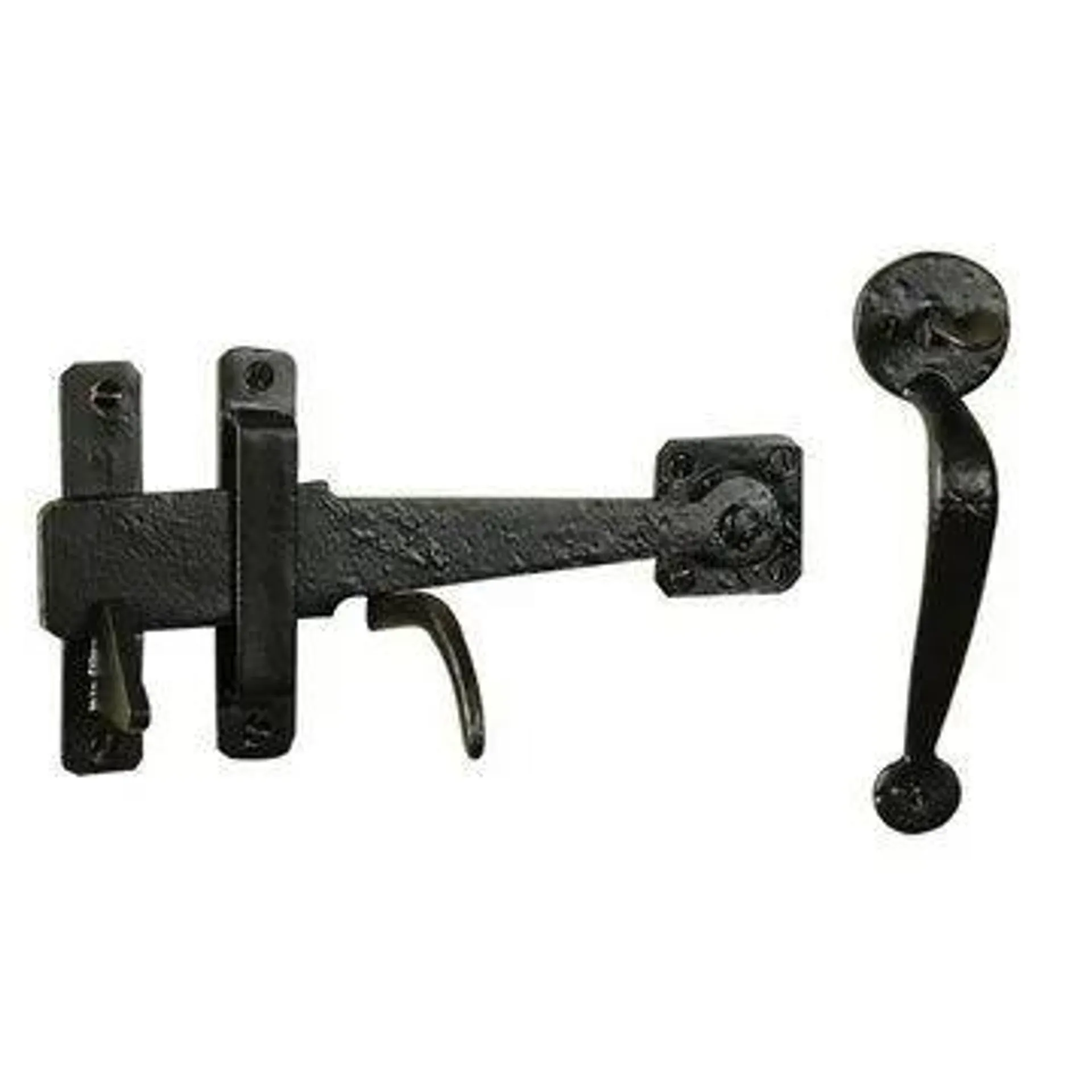 Restorers Rustic Gate Latch Set with Tapered Handle