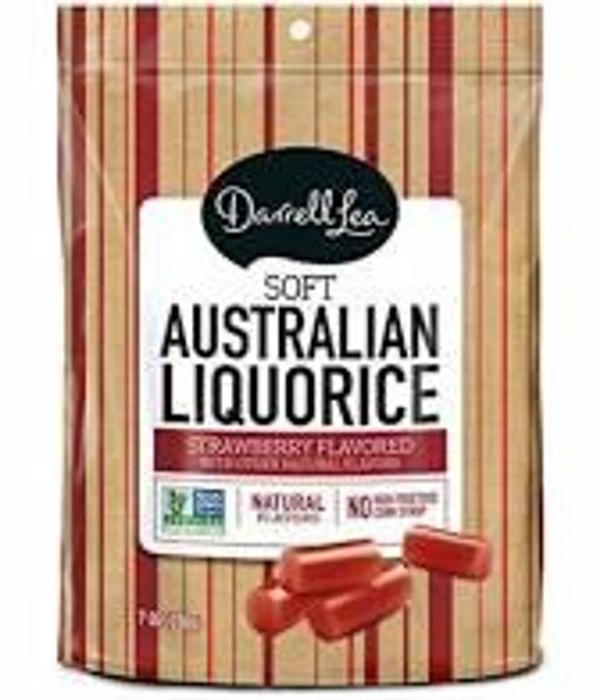 Darrell Lea - Soft Eating Strawberry Liquorice 7 Oz