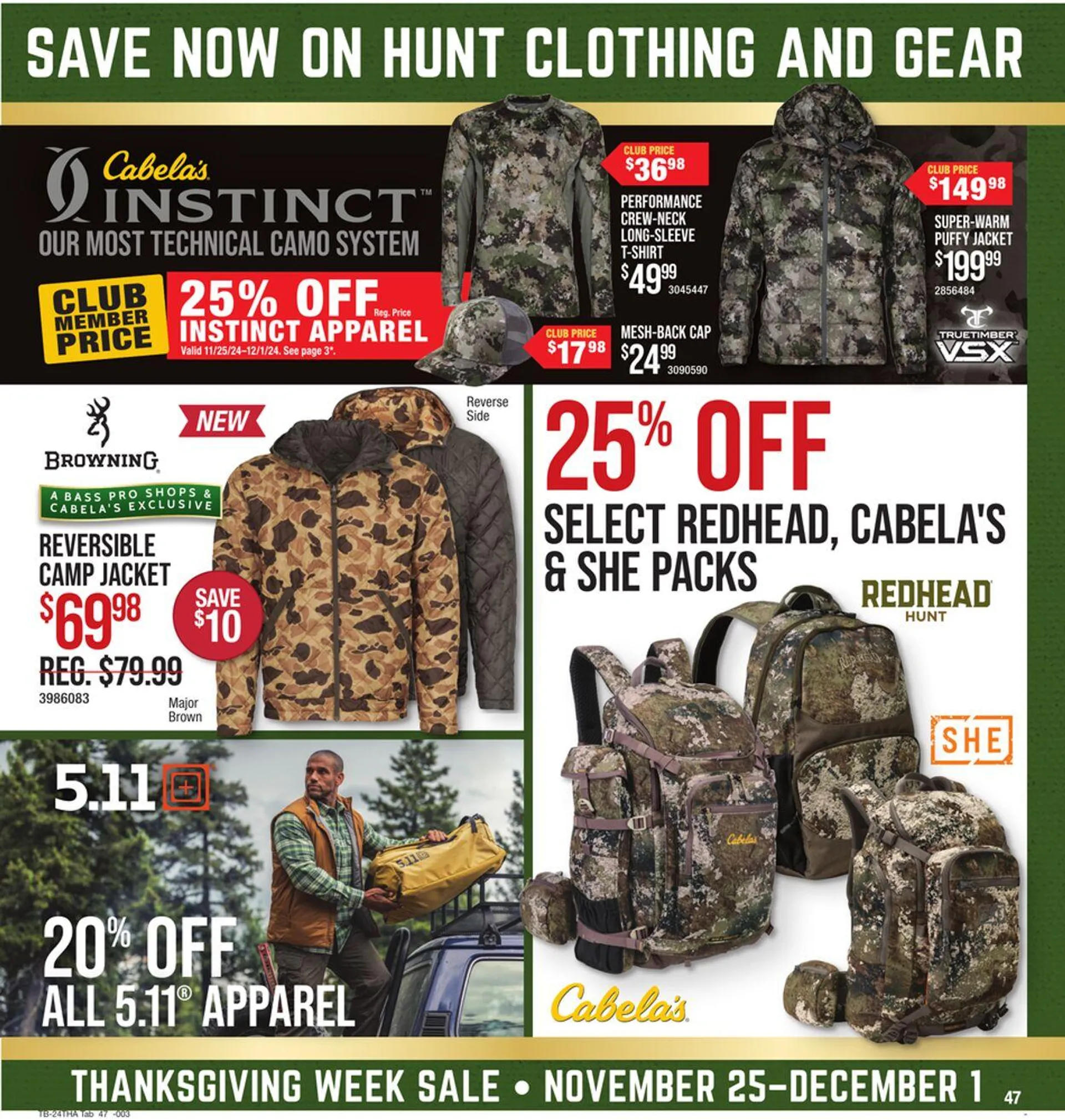 Weekly ad Bass Pro Current weekly ad from November 25 to December 1 2024 - Page 47