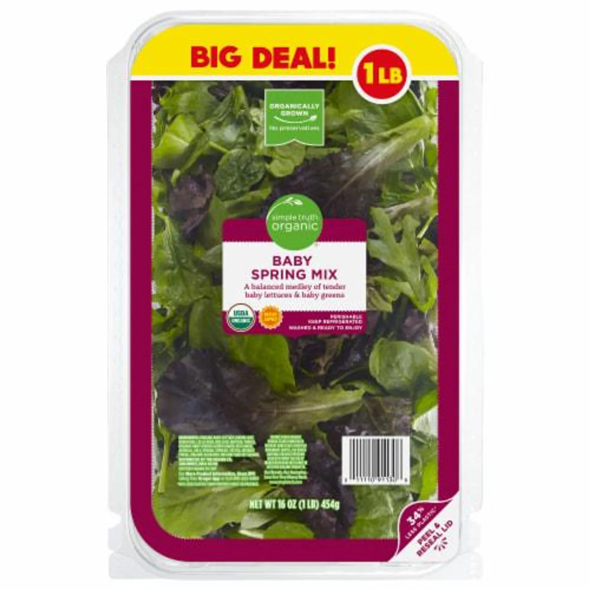 Simple Truth Organic™ Baby Spring Mix BIG Deal!