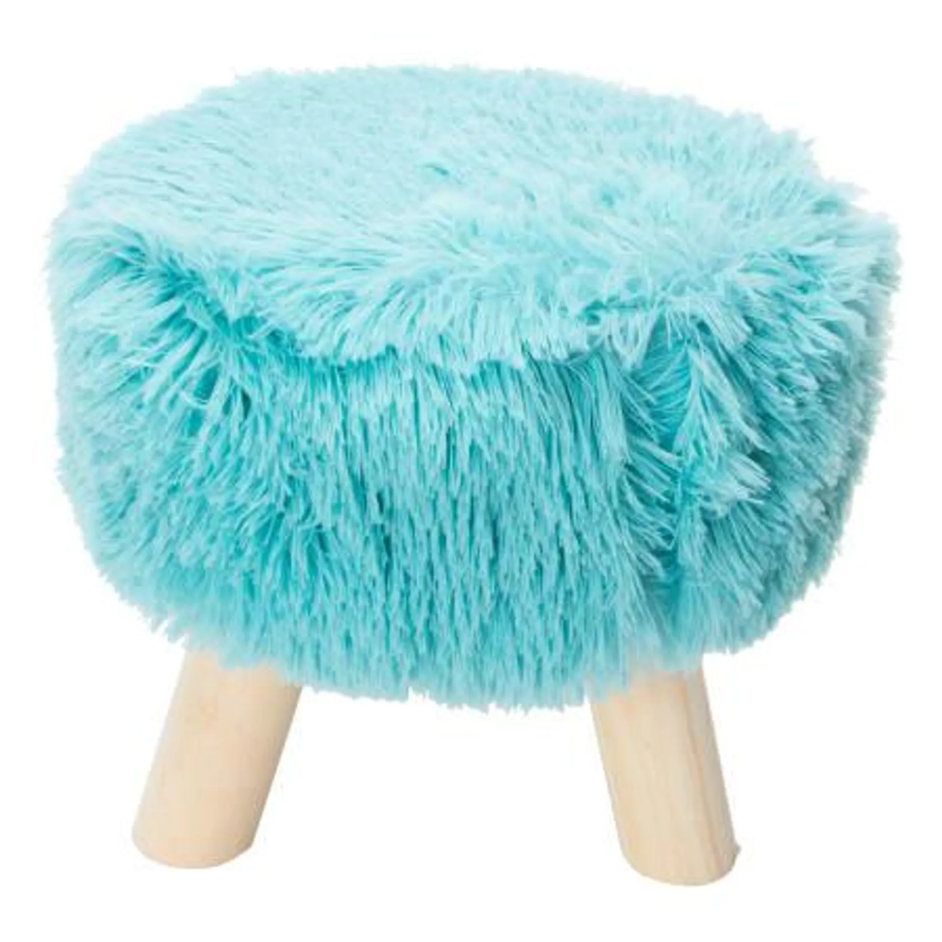 Furry Stool 10.43in x 10.24in