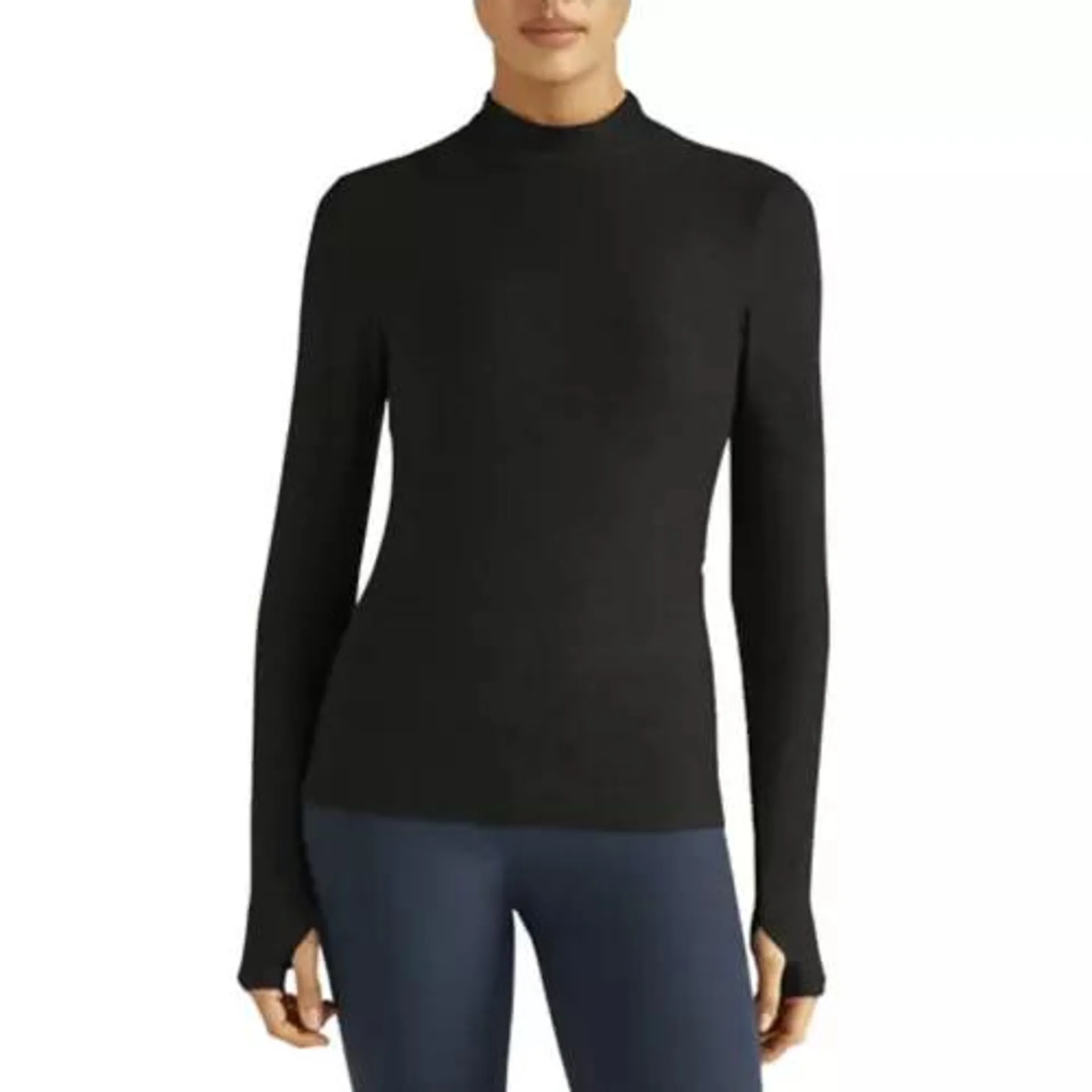 Women's Beyond Yoga Moving On Long Sleeve Mock Neck T-Shirt