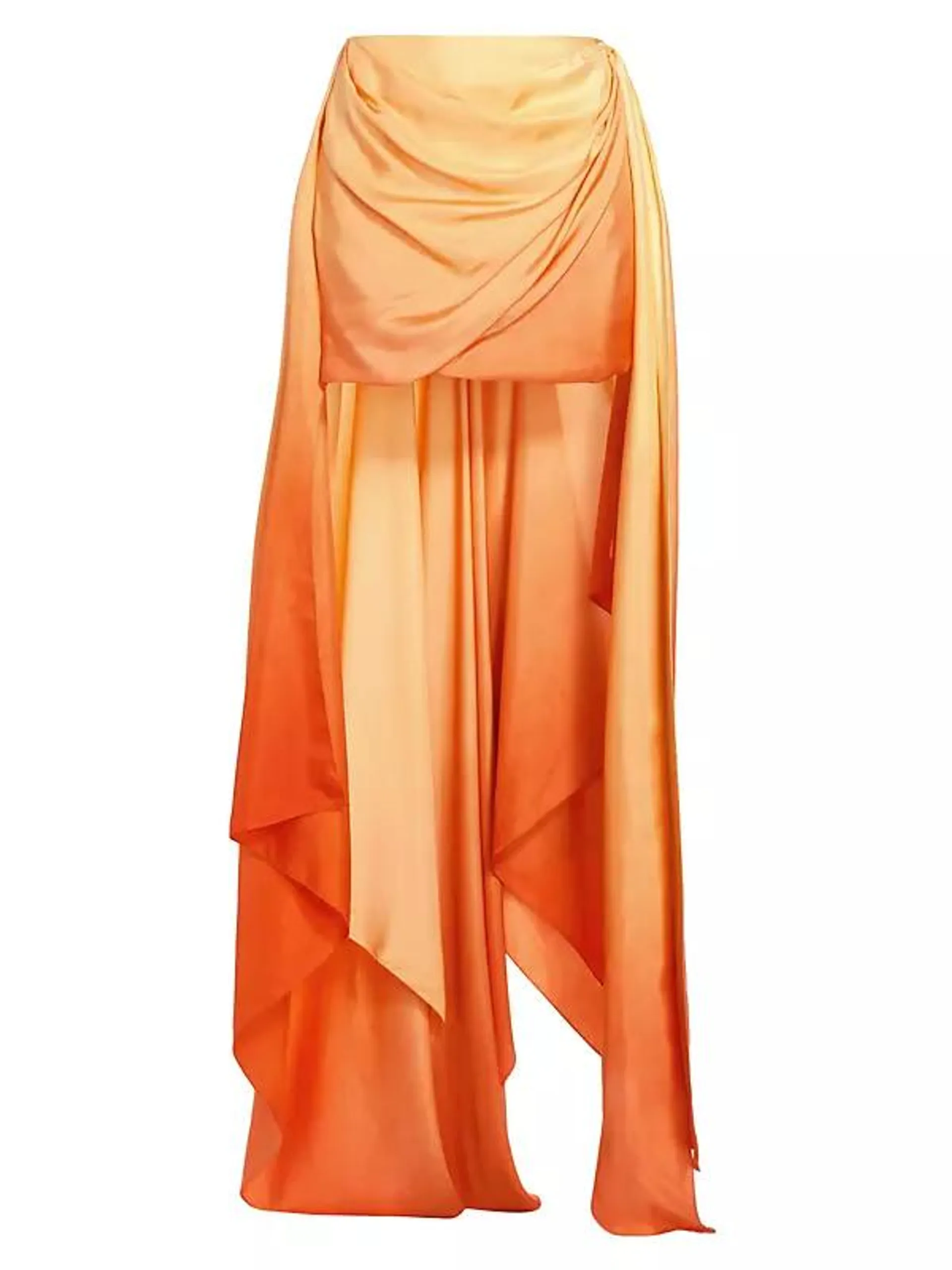 Tranquillity Gradient Silk Scarf Maxi skirt