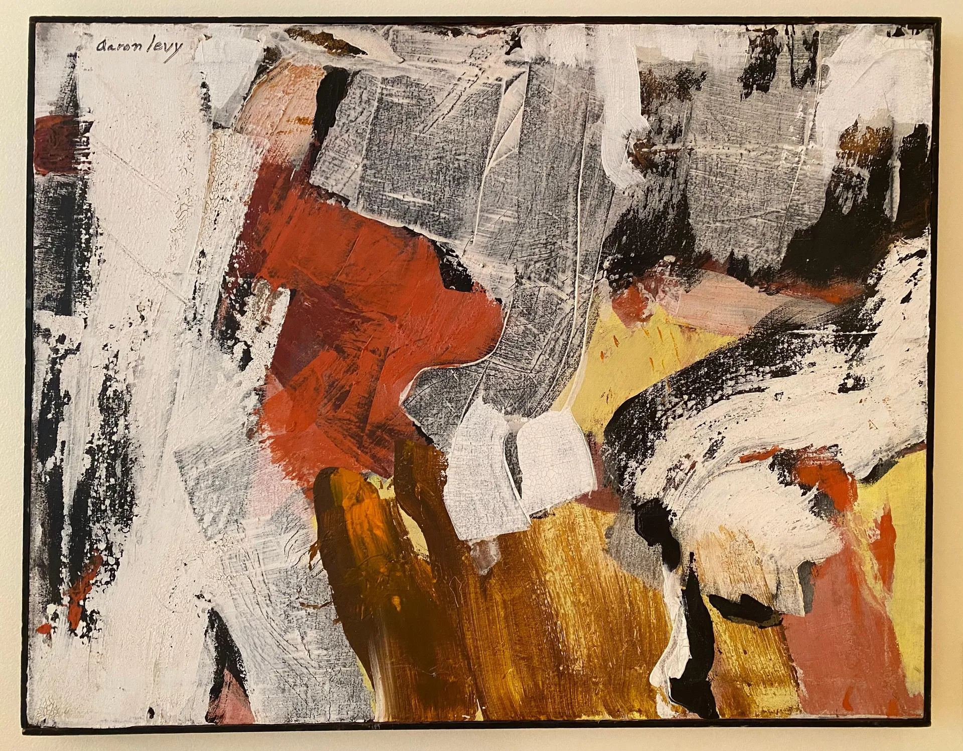 Aaron Levy Abstract Composition C. 1960