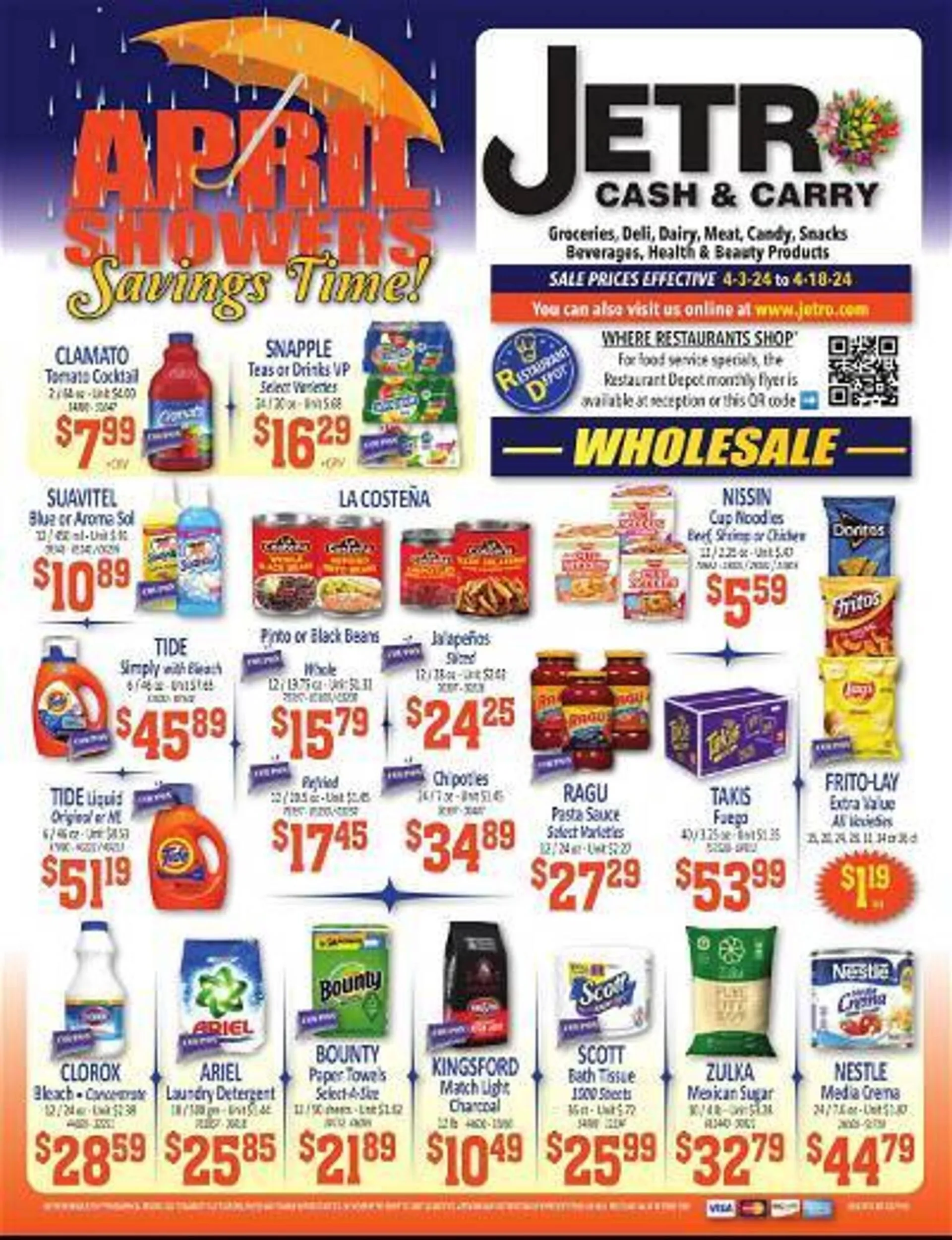 Weekly ad Jetro Weekly Ad from April 3 to April 18 2024 - Page 