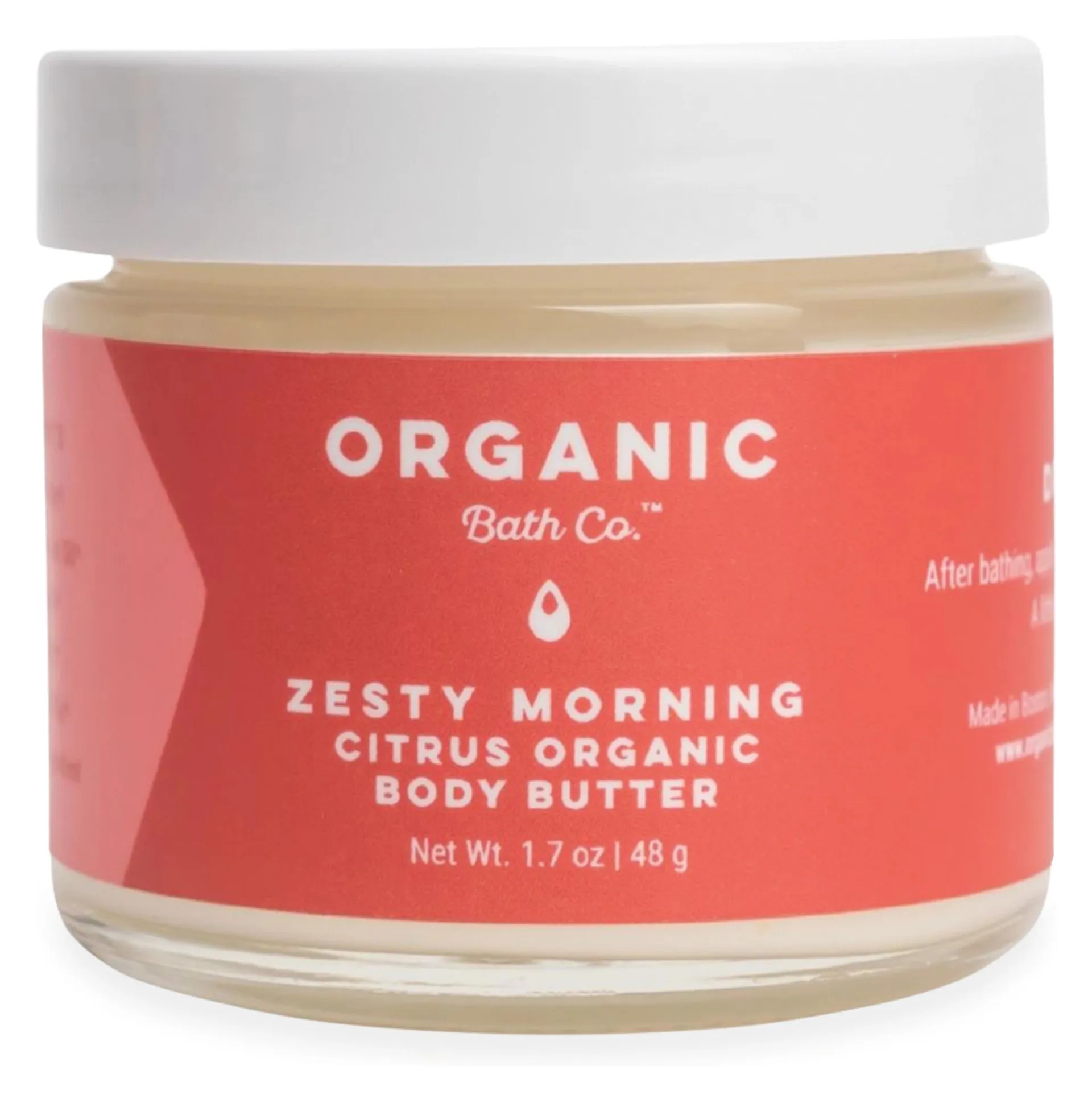 Organic Bath Company - Body Butter 1.7oz in Zesty Morning