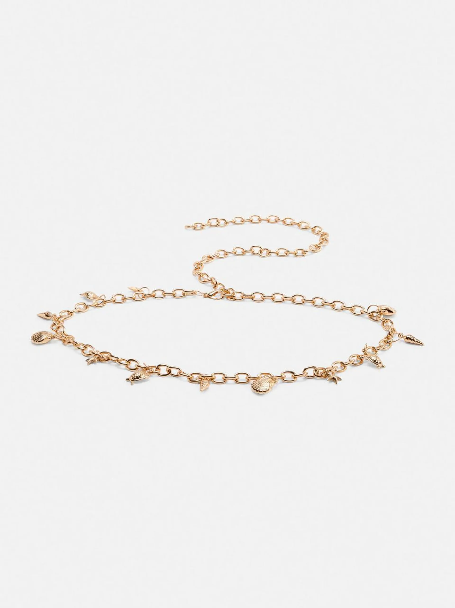 Seashell Chain Belt