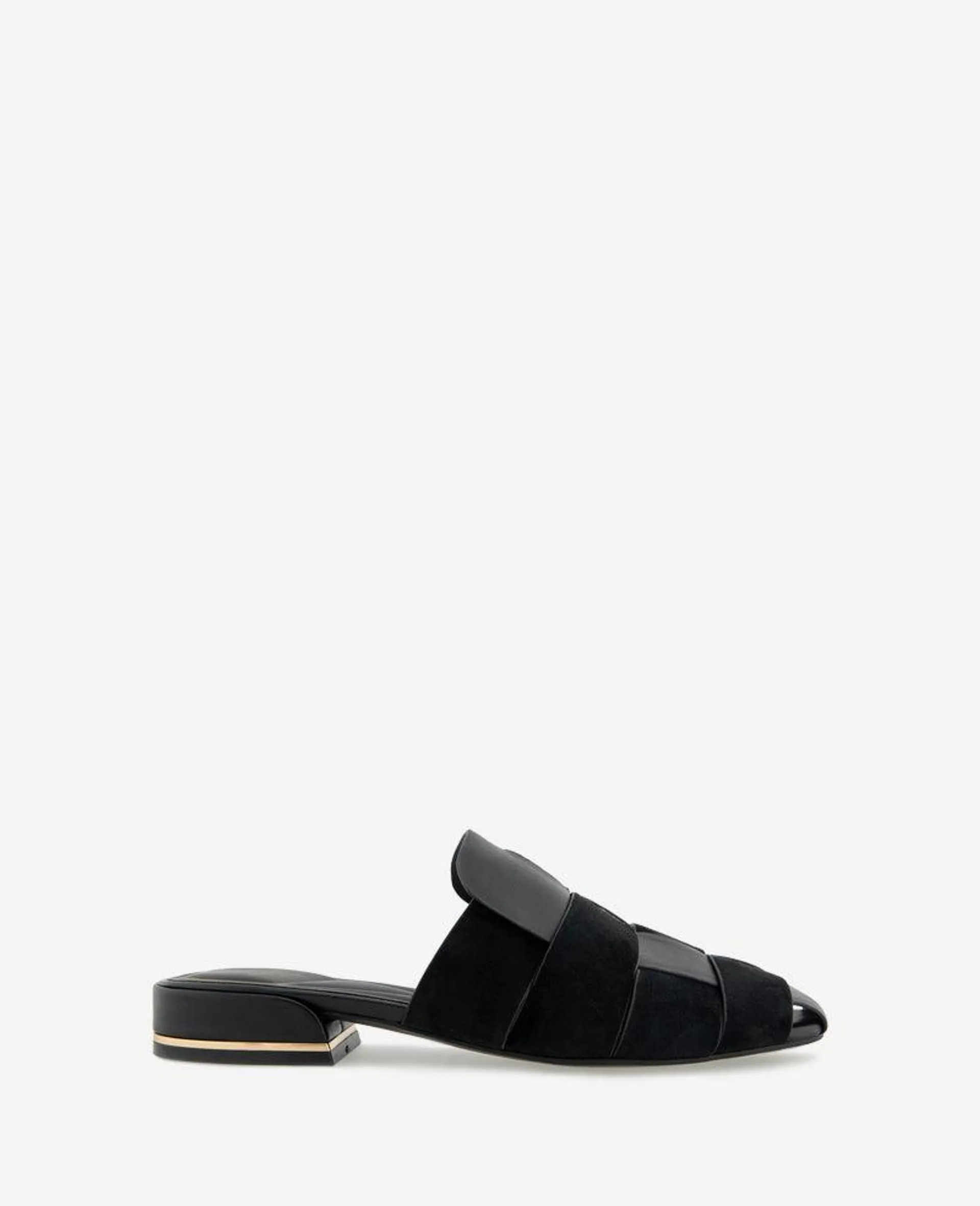 Faina Leather Fisherman Slide Sandal