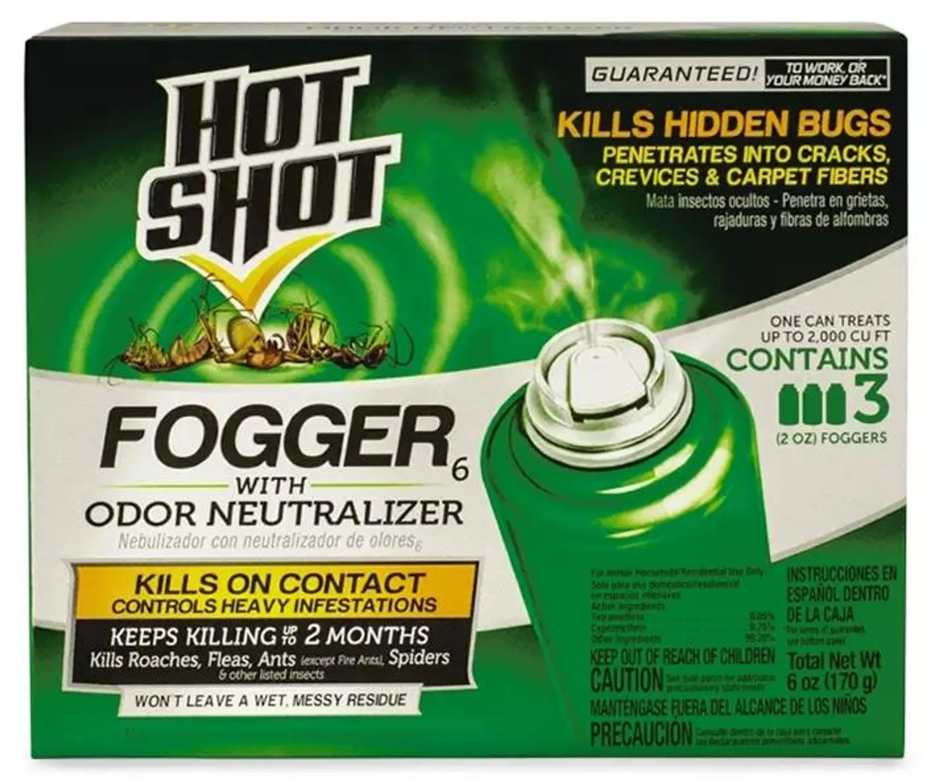 Fogger with Odor Neutralizer, 3-Pack