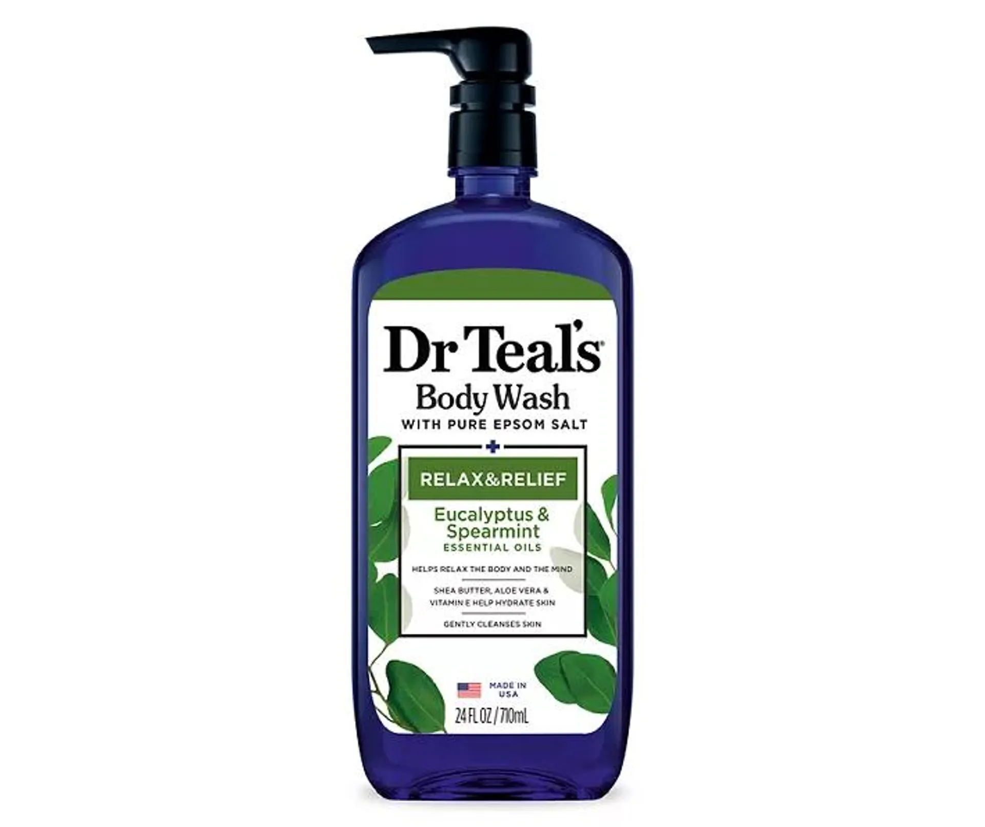 Relax and Relief with Eucalyptus Spearmint Body Wash, 24 Oz.