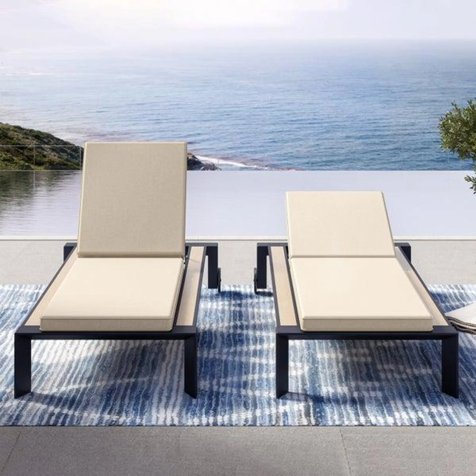 Mirador Sanibel 2-pack Chaise Lounge Set