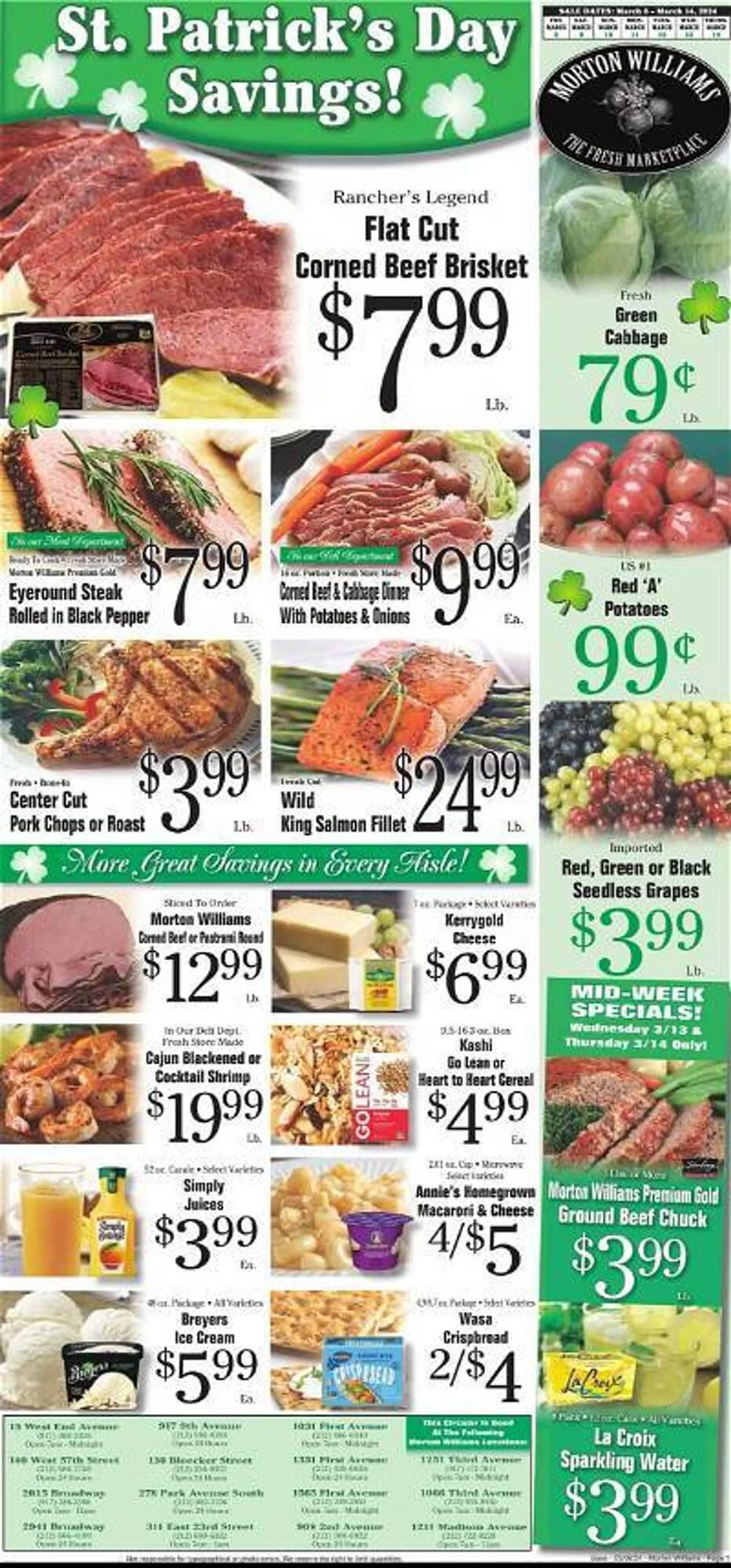 Weekly ad Morton Williams Weekly Ad from March 8 to March 14 2024 - Page 1